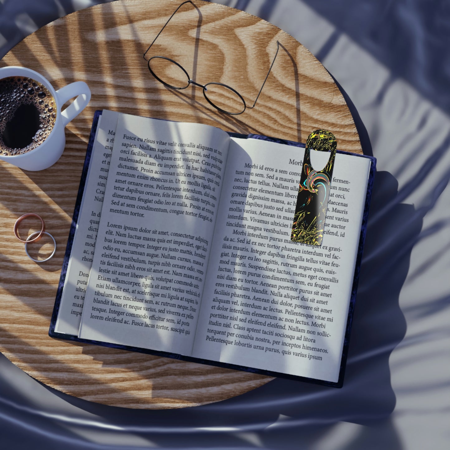 Bookmark ... "Waning Moon" ... Central Idaho ... October 2022 ... Rendering Time: 22 Hours ... Original Works ...