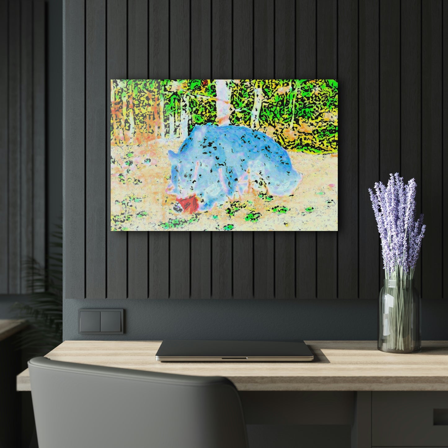 Acrylic Prints (French Cleat Hanging) ... RCY: "Rhett Creek Yogi ... '500 Lbs Of Autumn Season Hunger' ..." ... September 2022 ... Central Idaho ... Original Works ...