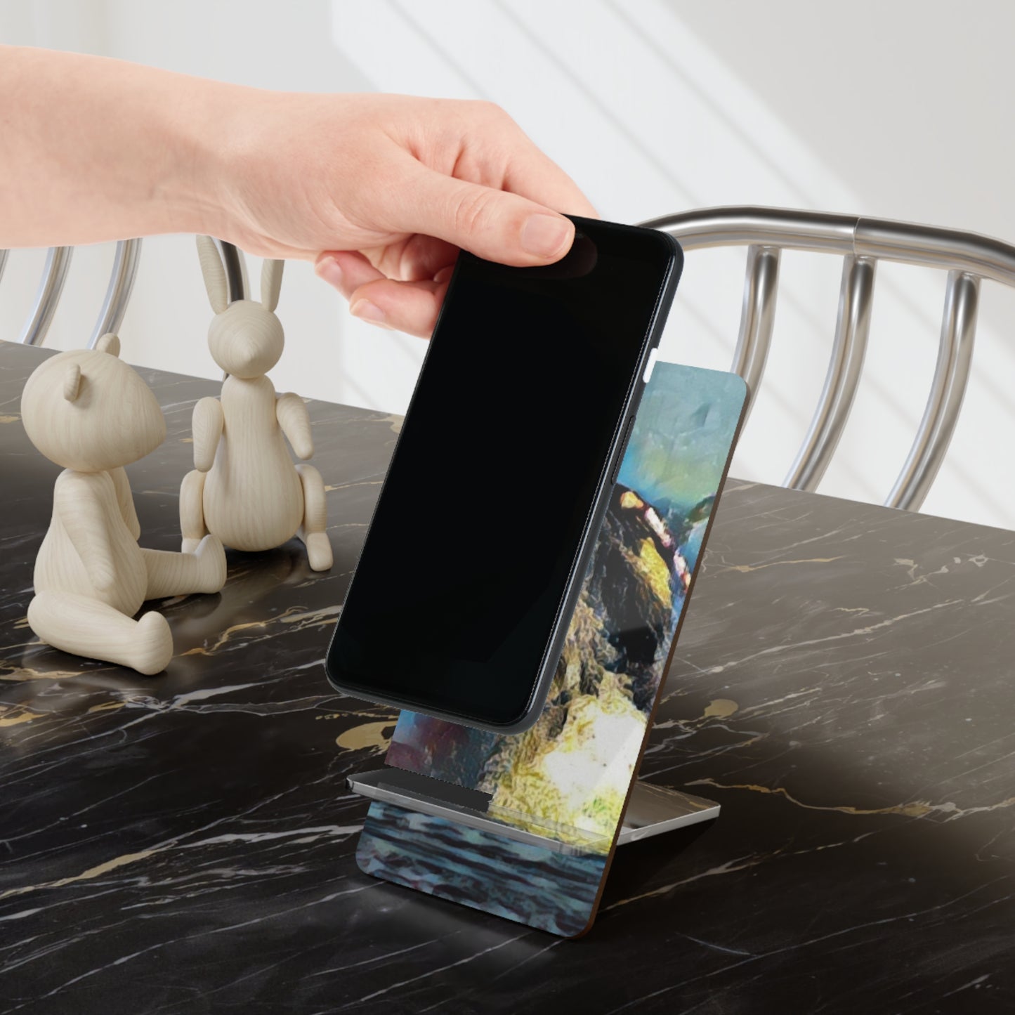 Mobile Display Stand for Smartphones ... An Extraordinary Humpback Breach ... 'With Explosive Energy' ... Family Archives (KPH) ... Circa: 21st Century. Maui, HI ... Original Works ...