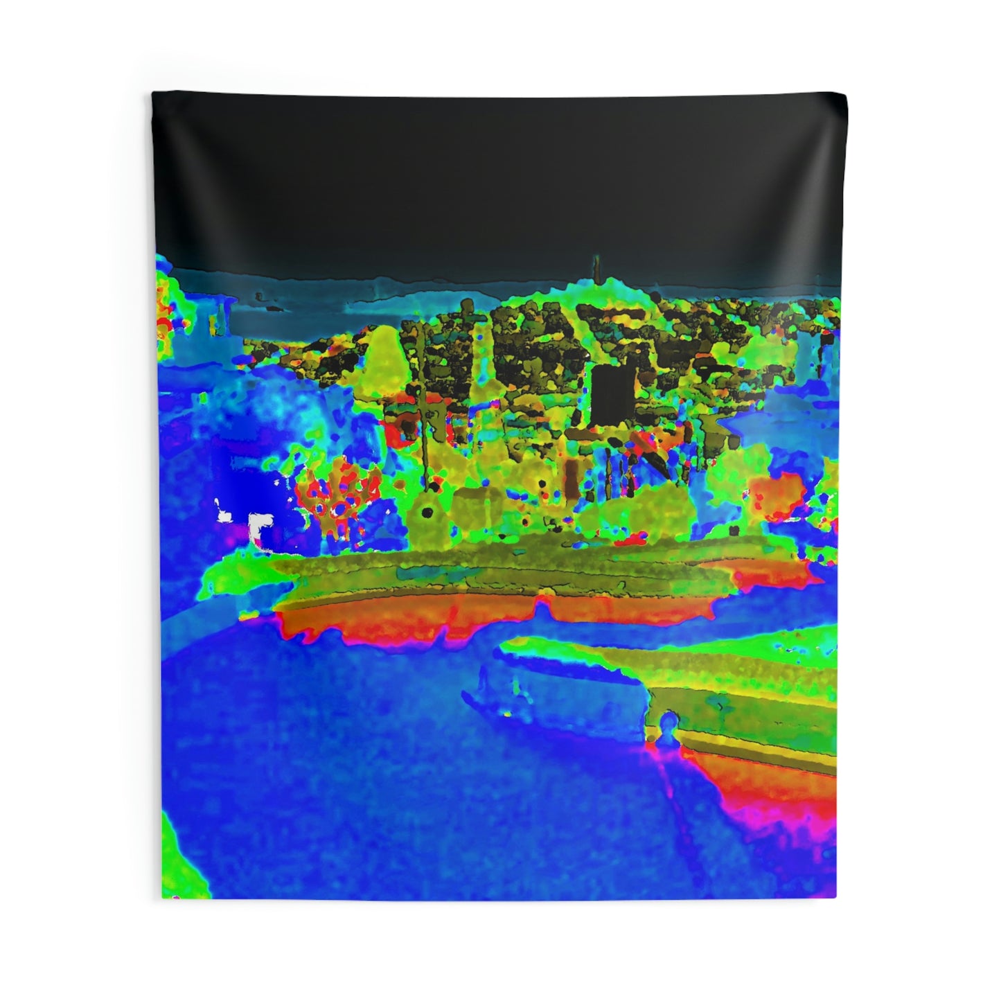 Indoor Wall Tapestries ... "Lombard Street San Francisco, CA, USA" ... Family Archives 1970's ... Original Works ...