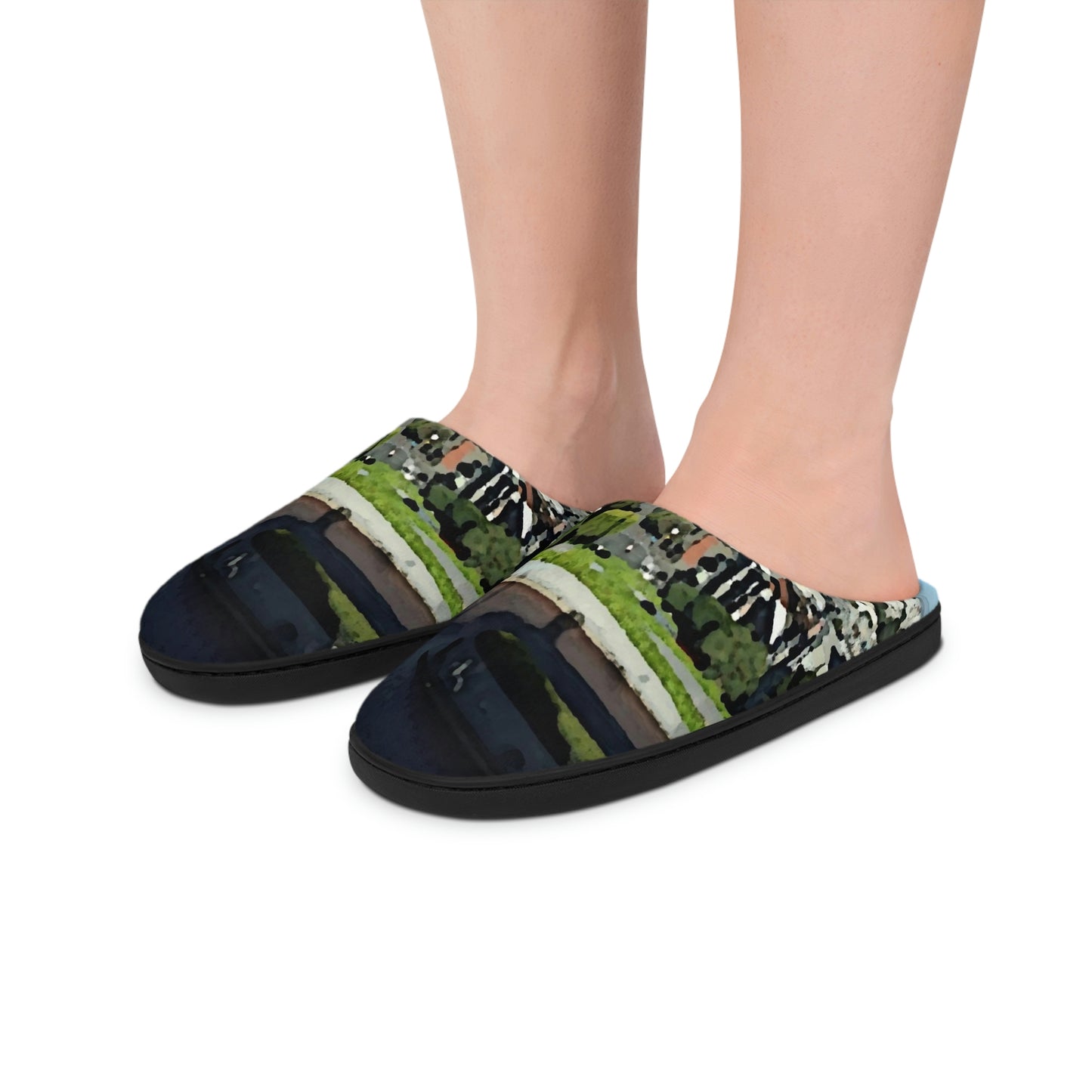 Men's Indoor Slippers ... "Lombard Street San Francisco, CA, USA" ... Family Archives 1970's ... Original Works ...