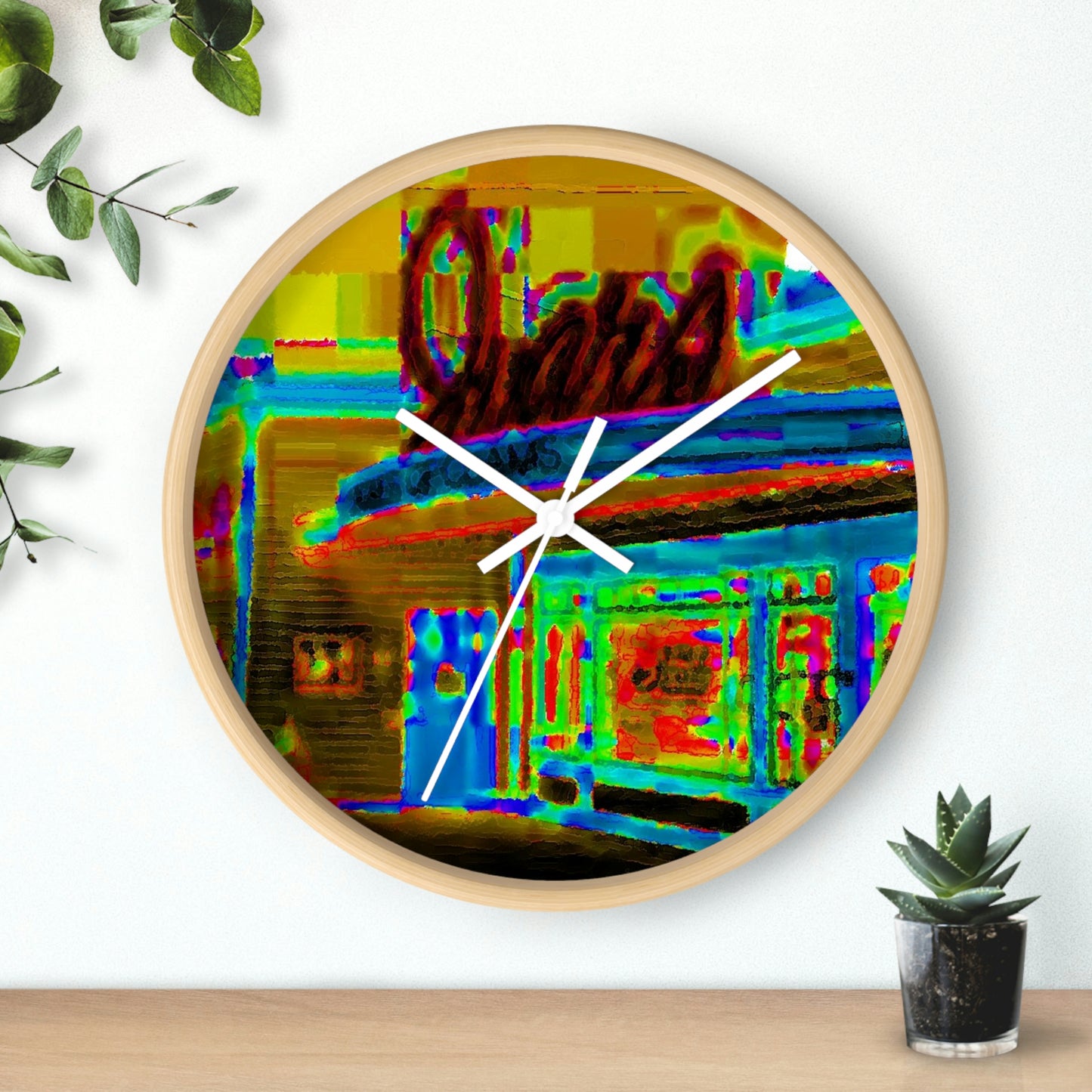 Wall clock ... In-A-Hurry & Stressed? ... Remember: Keep "Clam" ... Clam_Happy ... 'Ivars: Seattle Waterfront' ... Personal Archives ... Original Works ...