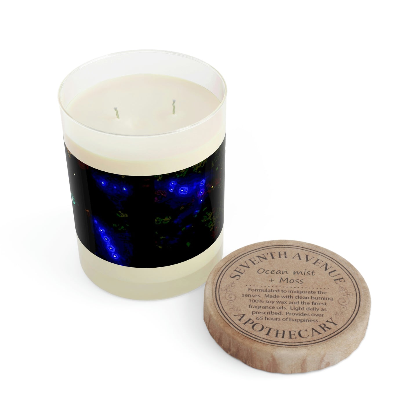 Scented Candle - Full Glass, 11oz ... A Very Nice Super-8 'On The Praire' ... Grangeville, Idaho ... Jan23 ... Original Works ...
