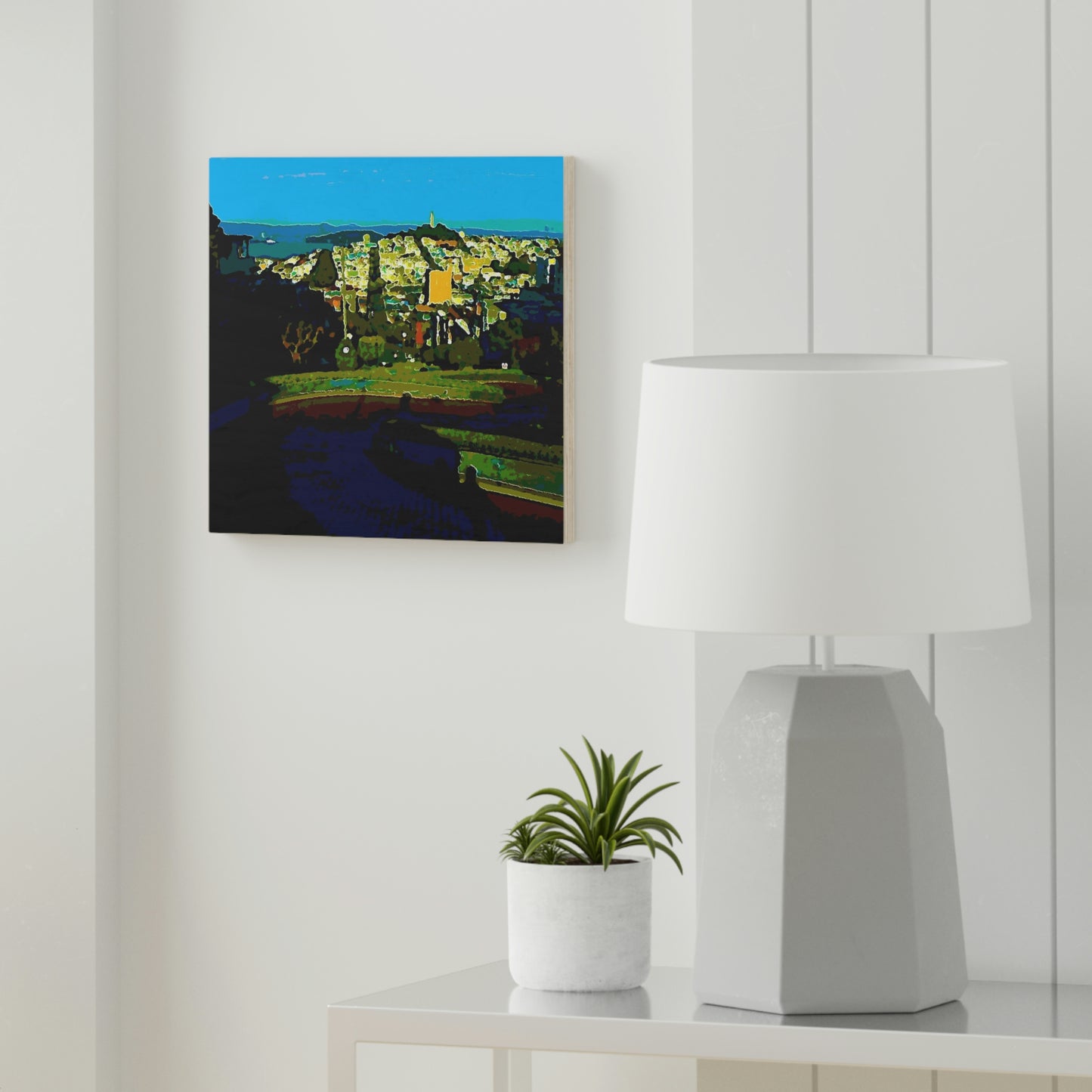 Wood Canvas ... "Lombard Street San Francisco, CA, USA" ... Family Archives 1970's ... Original Works ...