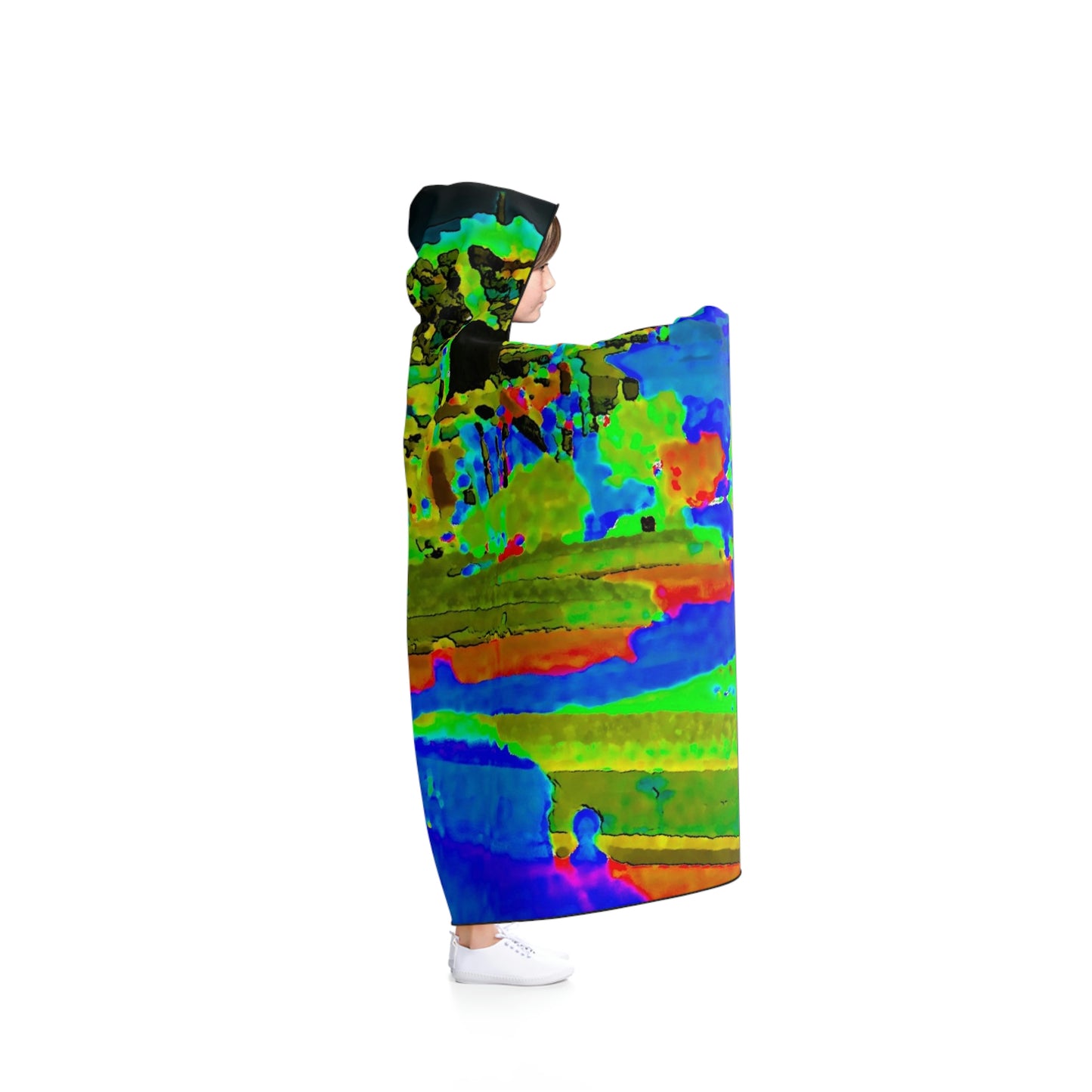 Hooded Blanket ..."Lombard Street San Francisco, CA, USA" ... Family Archives 1970's ... Original Works ...