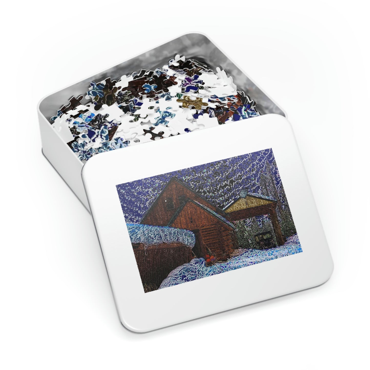 Jigsaw Puzzle (30, 110, 252, 500,1000-Piece) ... Piece-By-Piece ... "Count The Hours & Enjoy The Colors..!" ... Original Works: Phots' Photo: Les Objets D'Art ...