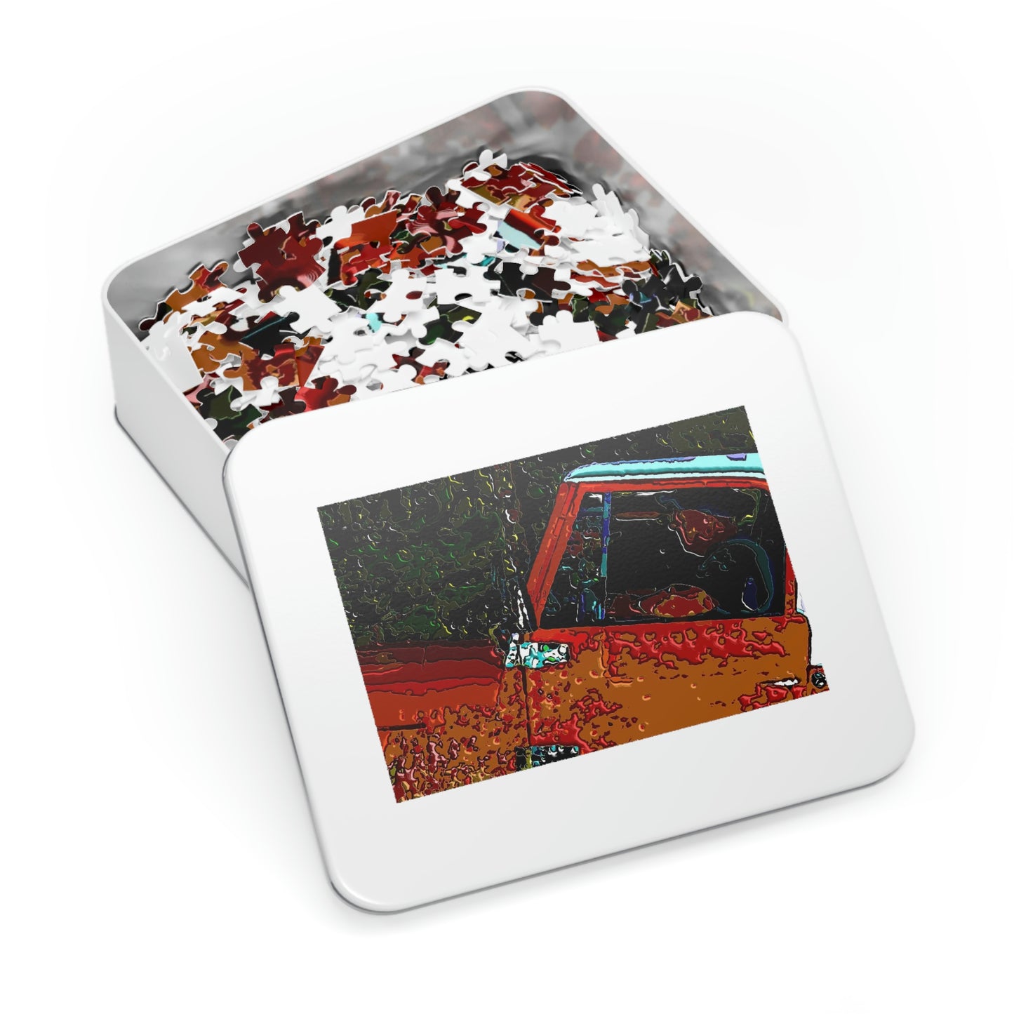 Jigsaw Puzzle (30, 110, 252, 500,1000-Piece) ... How-To-Drive-Idaho's-Mountain_Roads ... "Like A Professional'" ... "Truckin' Like The Doo-Dah-Man" ...