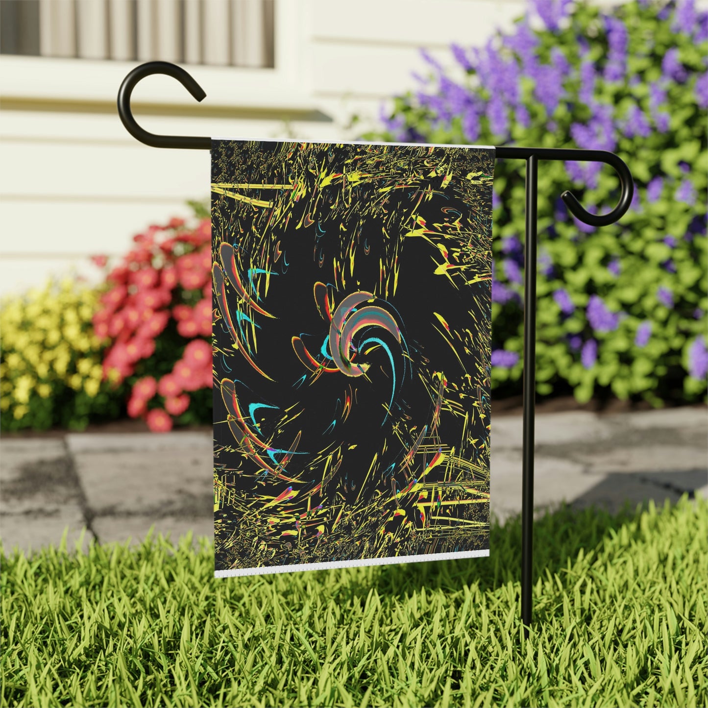 Garden & House Banner ..."Waning Moon" ... Central Idaho ... October 2022 ... Rendering Time: 22 Hours ... Original Works ...