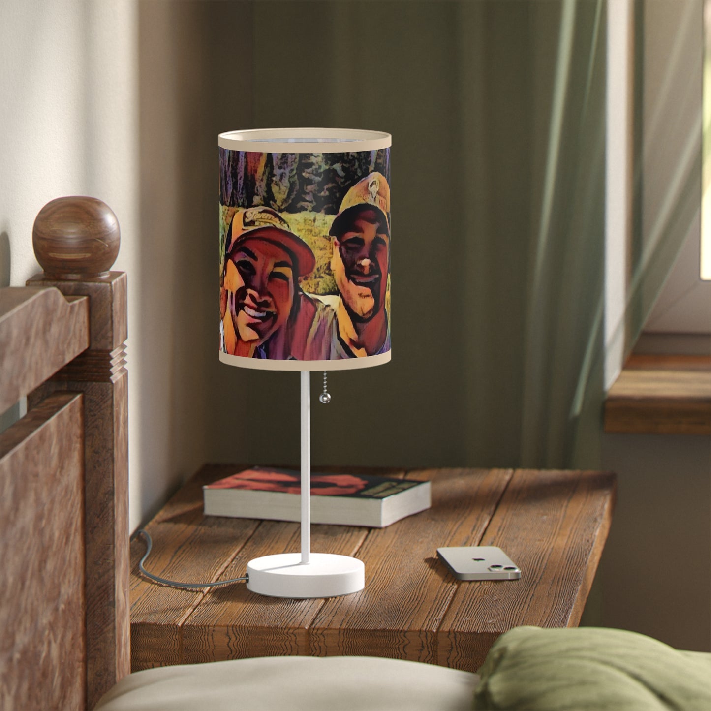 Lamp on a Stand, US|CA plug ... "The Best Of Friends" ... Original Works ... December 2023 ... Central Idaho, USA.