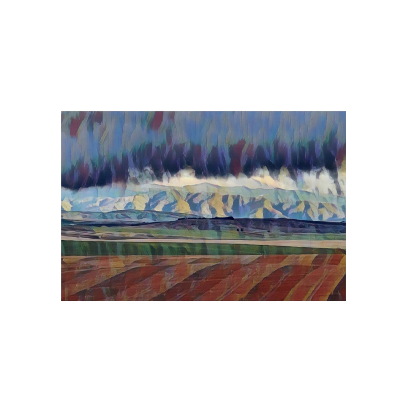 Aluminum Composite Panels ... On-The-Prairie .. "The Storm Is Brewing" ... Central Idaho: November 2023 ... Original Works ...