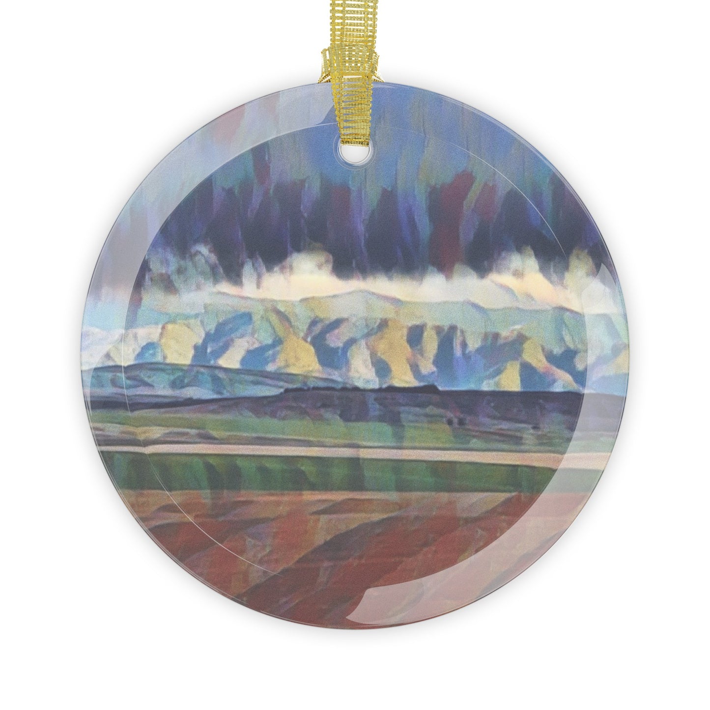 Glass Ornaments ... On-The-Prairie .. "The Storm Is Brewing" ... Central Idaho: November 2023 ... Original Works  ...