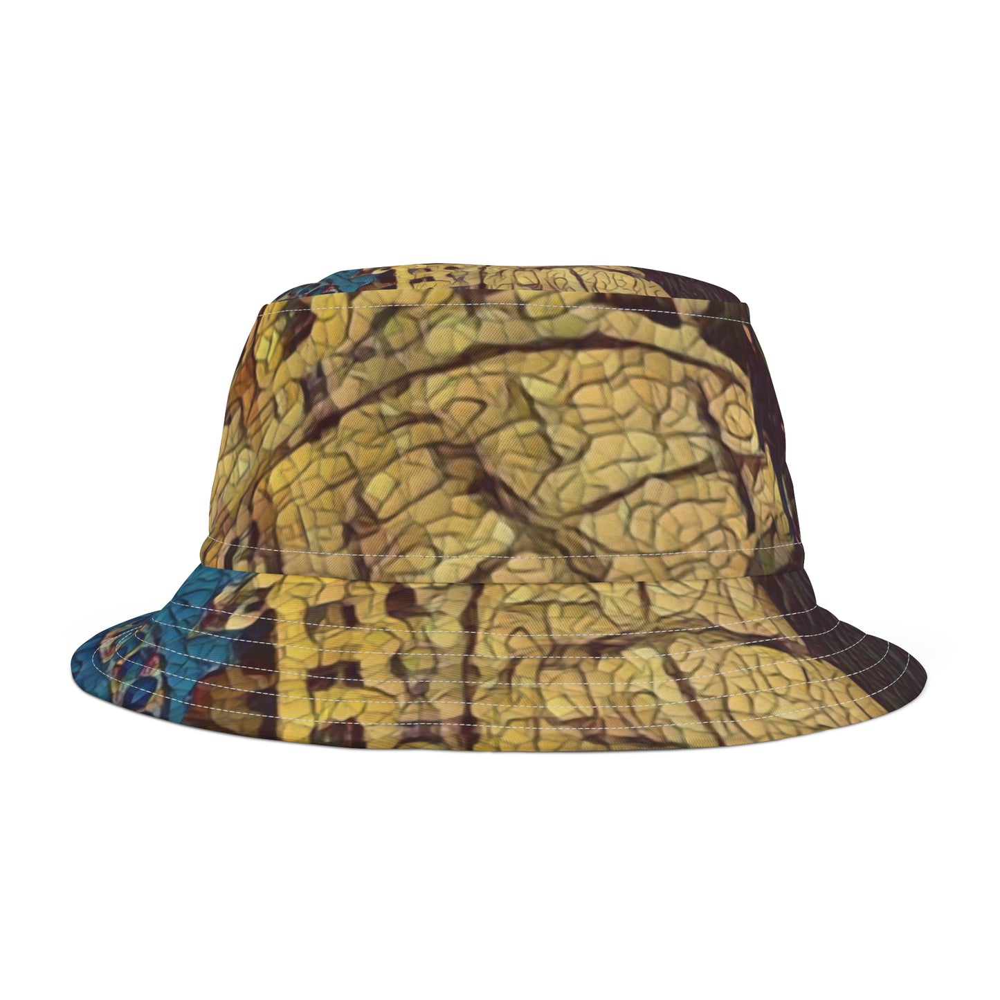 Bucket Hat (AOP) ... Ha'Penny ... 'Half-Penny' Bridge Across The River Liffey ... Dublin, Eire (Ireland) ... Crica 2002-2007 ... Original Works ...