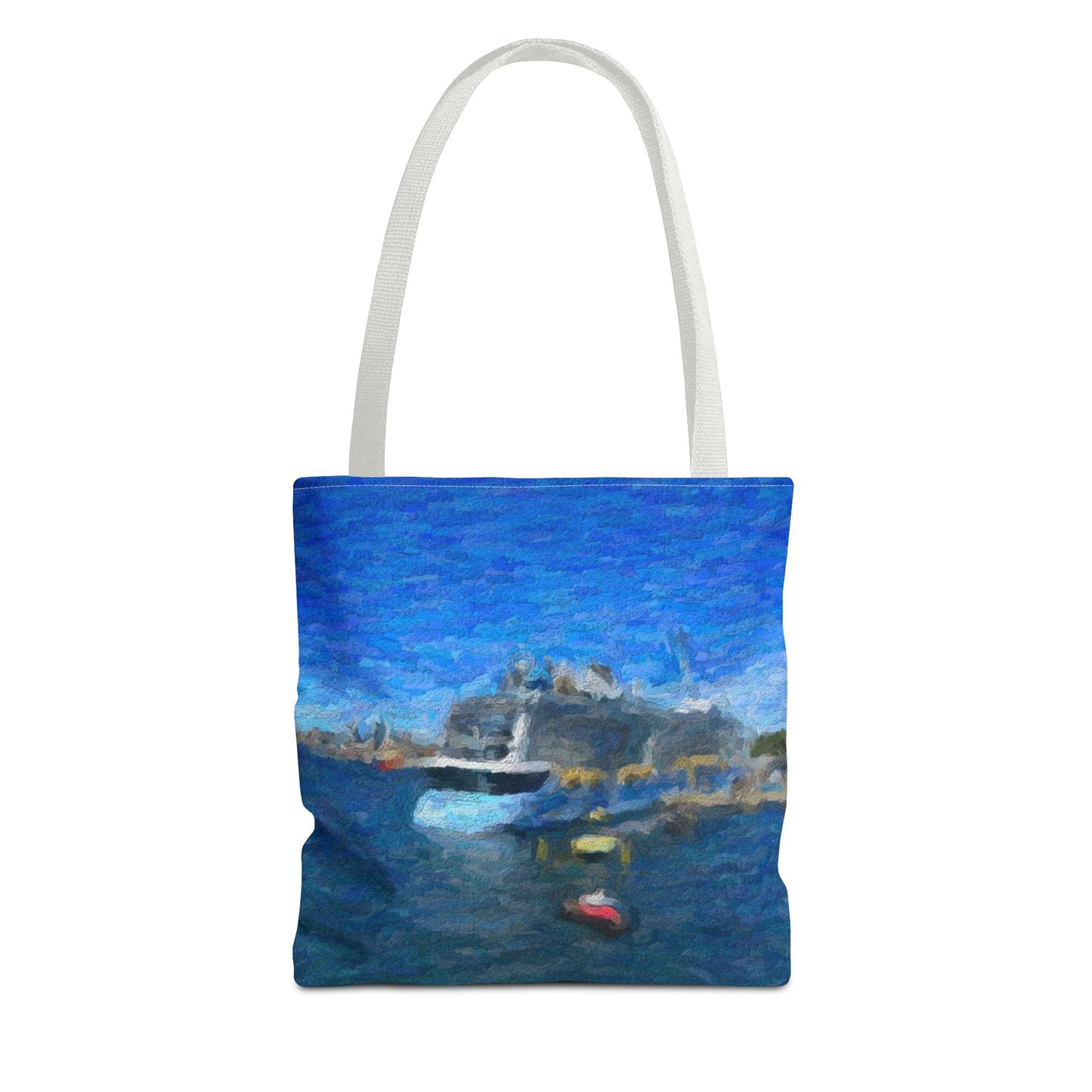 Tote Bag (AOP) ... Into Vancouver Harbor We Arrive: Celebrity Edge-Cruise ... Vancouver, British Columbia ... June 2024 ... Original Works