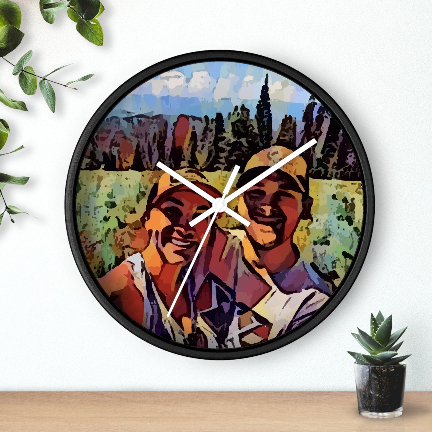 Wall Clock ... "The Best Of Friends" ... Original Works ... December 2023 ... Central Idaho, USA.