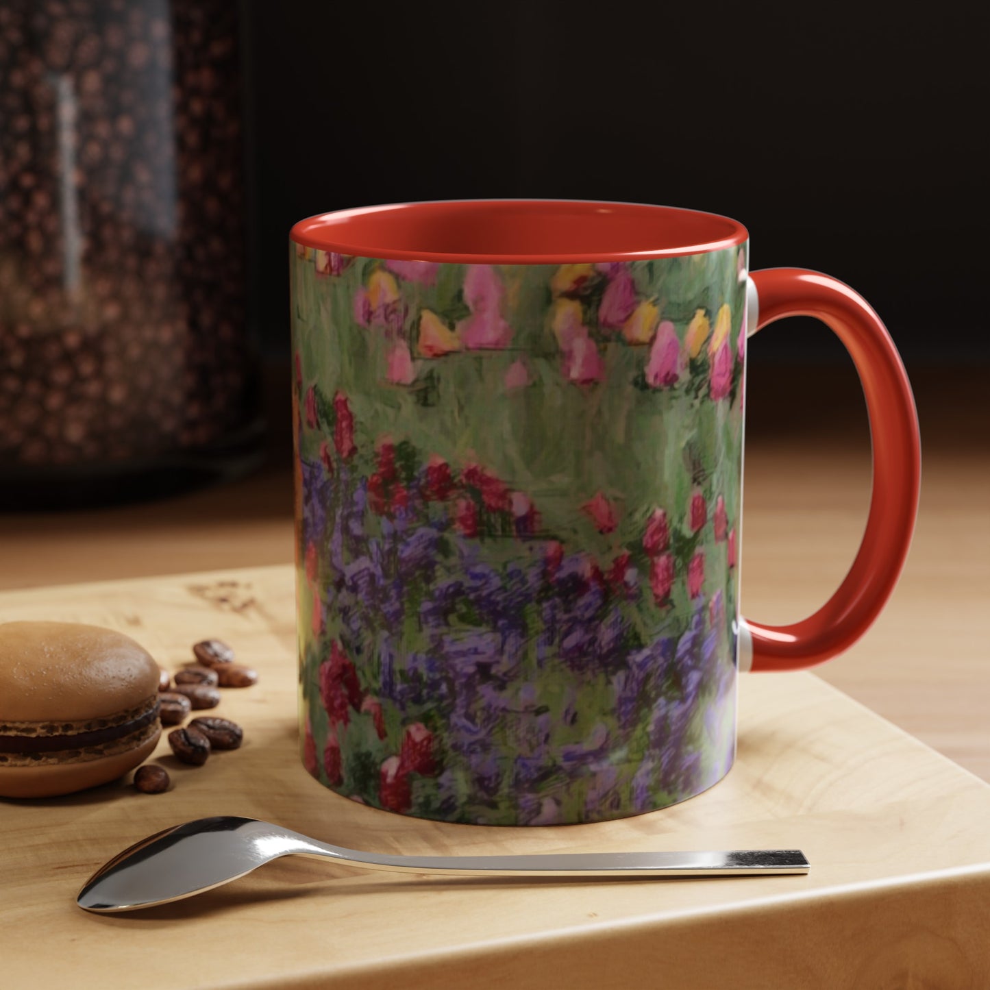 Accent Coffee Mug (11, 15oz) ... Skagit Valley Tulips ... Skagit Valley, Washington ... Family Archives ... Original Works ... Circa 1980's ...