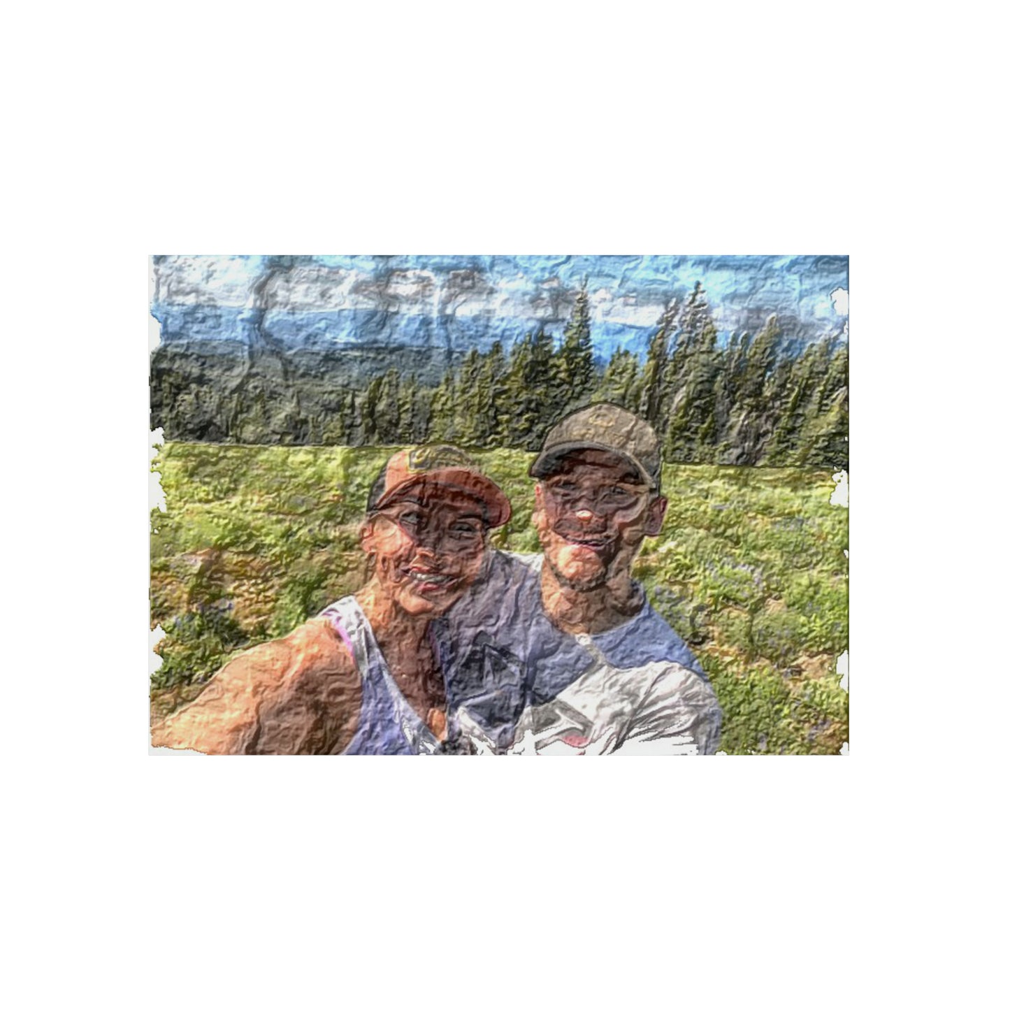 Aluminum Composite Panels ... "The Best Of Friends" ... Original Works ... December 2023 ... Central Idaho, USA.