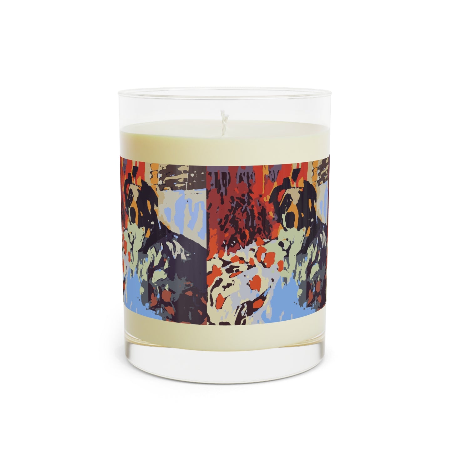 Scented Candle - Full Glass, 11oz ... Ozzy-Hippensteel ... "Don't Cry Now ... Dry-Your-Eyes ... On-The-Wind". Original Works. May 2023.