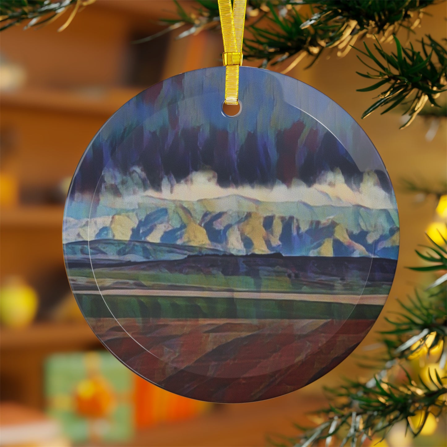 Glass Ornaments ... On-The-Prairie .. "The Storm Is Brewing" ... Central Idaho: November 2023 ... Original Works  ...