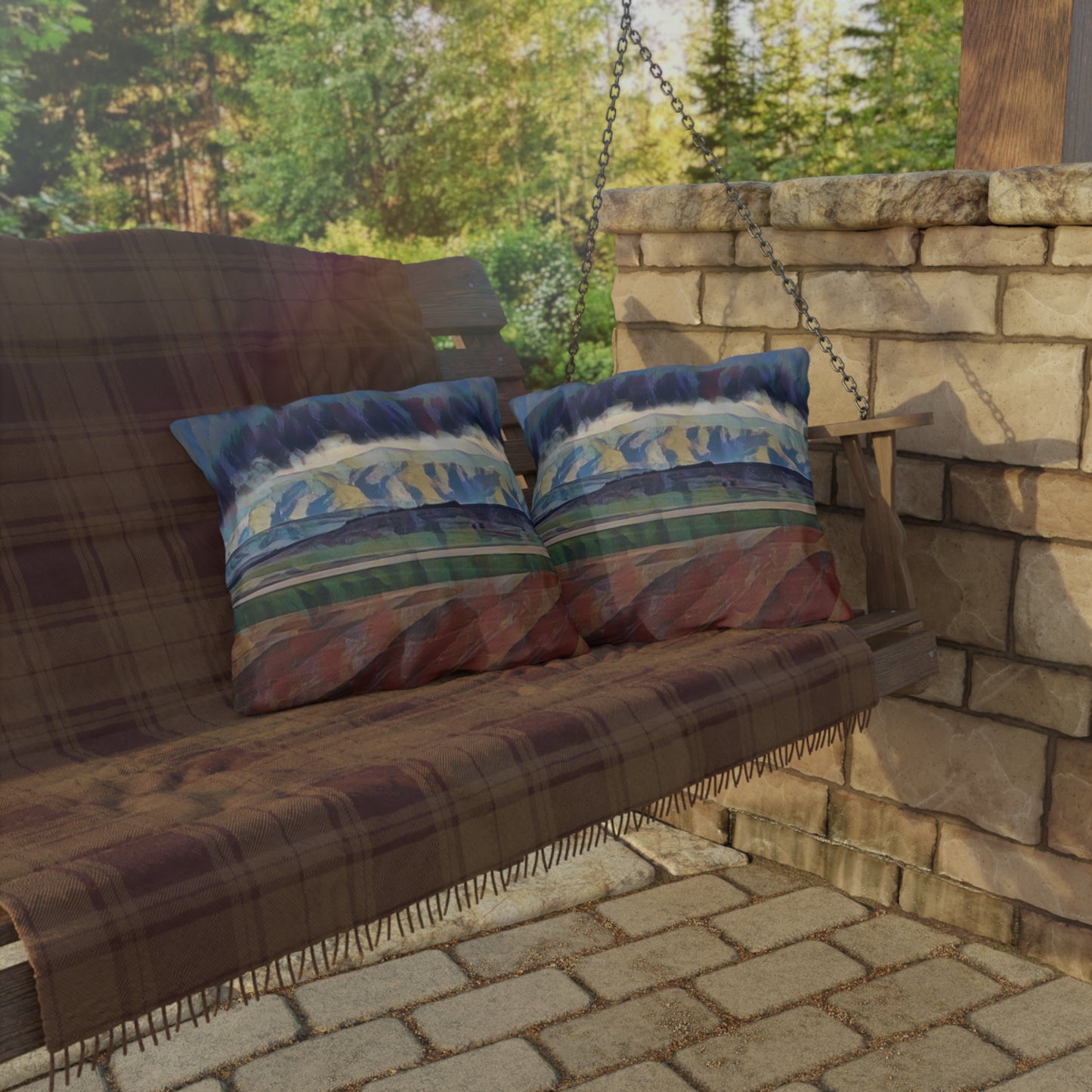 Outdoor Pillows ... On-The-Prairie .. "The Storm Is Brewing" ... Central Idaho: November 2023 ... Original Works  ...
