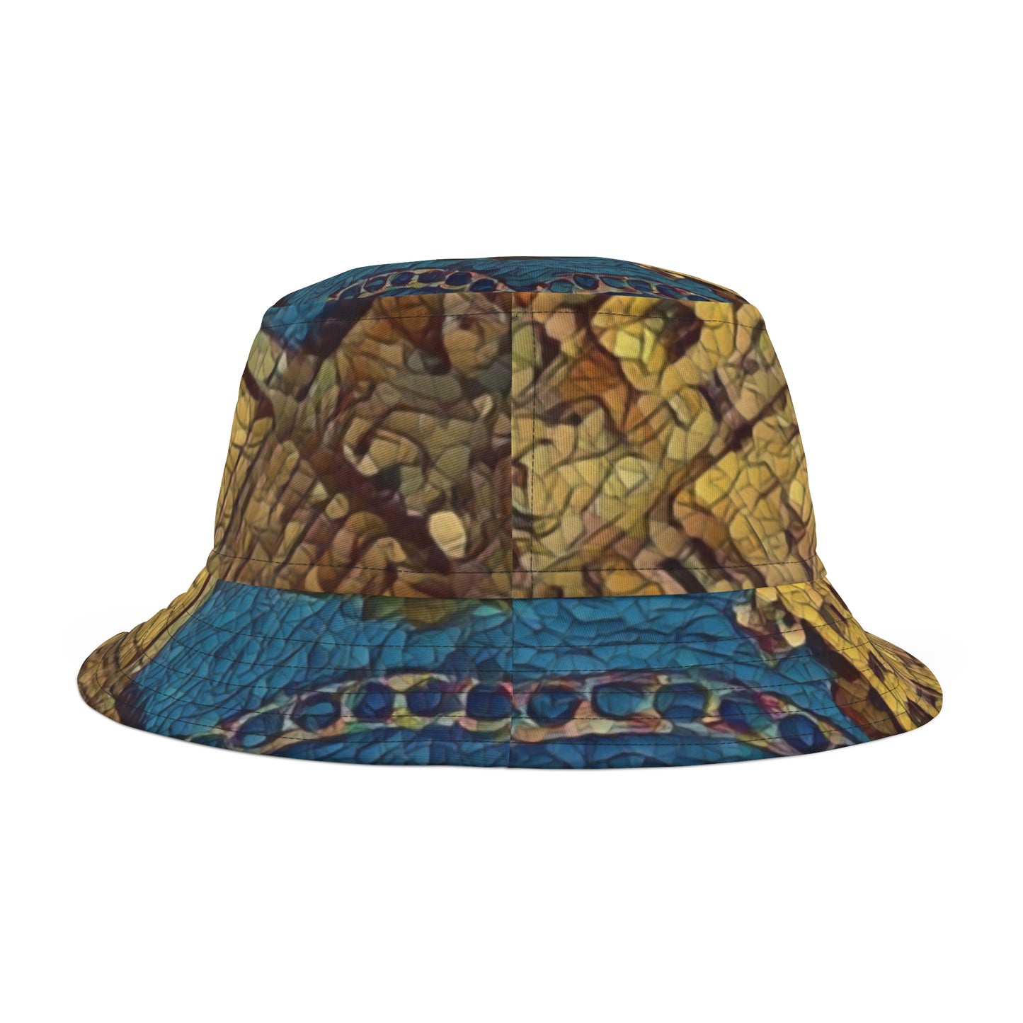 Bucket Hat (AOP) ... Ha'Penny ... 'Half-Penny' Bridge Across The River Liffey ... Dublin, Eire (Ireland) ... Crica 2002-2007 ... Original Works ...