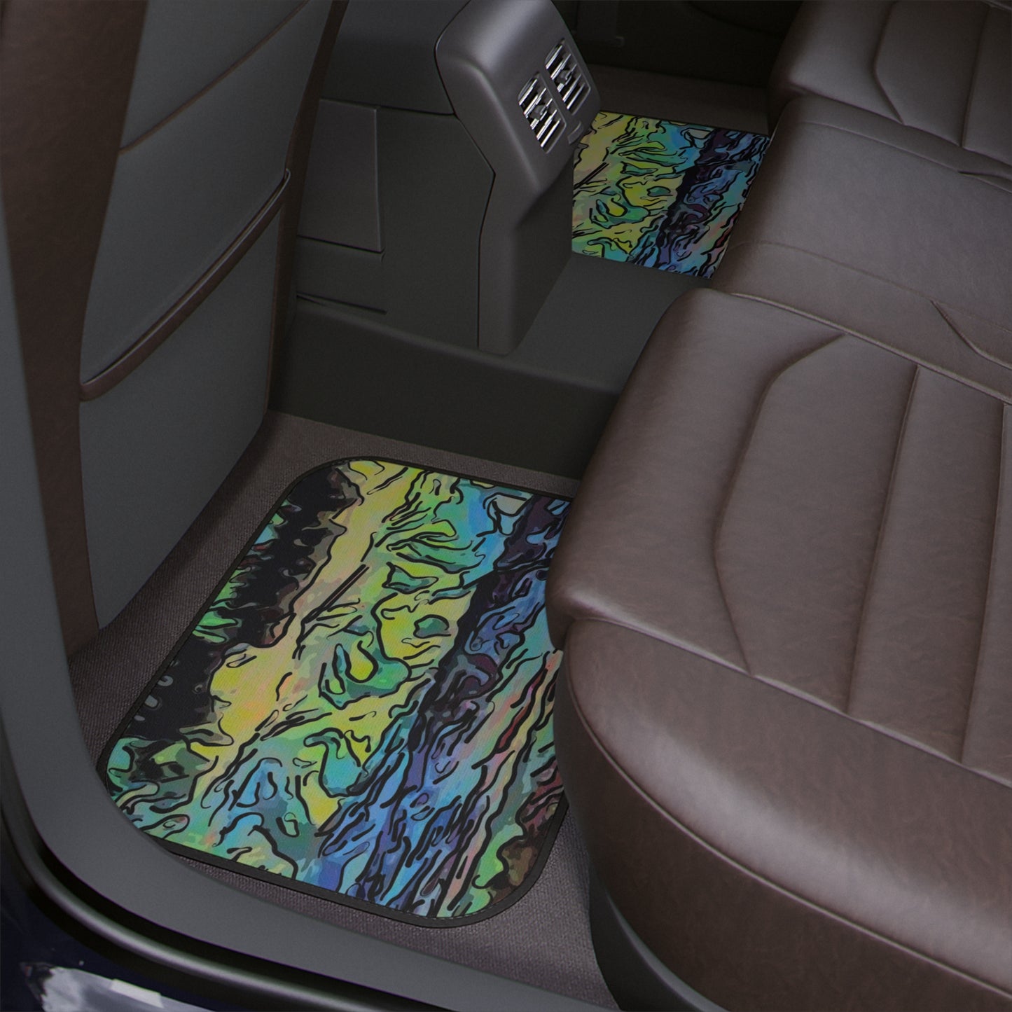Car Floor Mats, 1pc ... On-The-Prairie .. "The Storm Is Brewing" ... Central Idaho: November 2023 ... Original Works ...