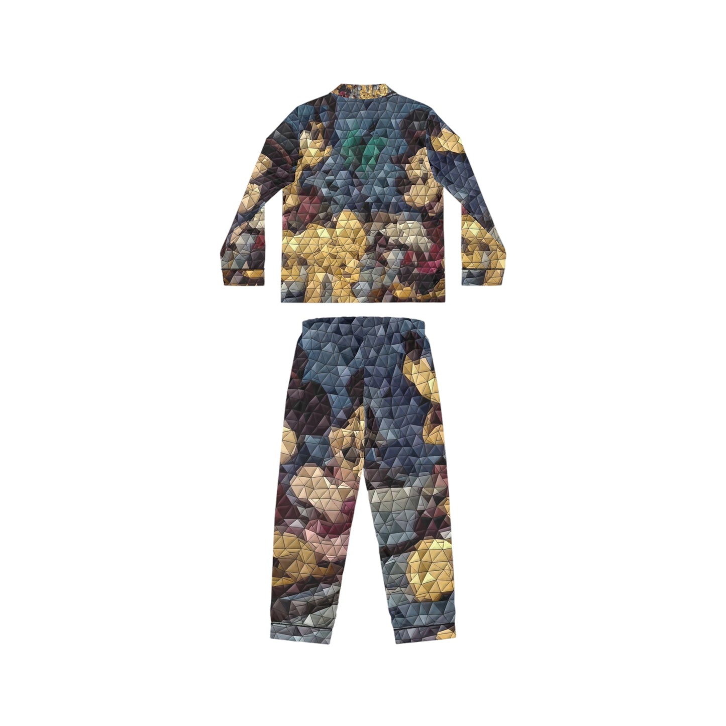 Women's Satin Pajamas (AOP) ... Mickey_N_Minnie Mouse & Pluto ... "A Winter Sleigh Ride" ... Original Works. Winter 2023 ...