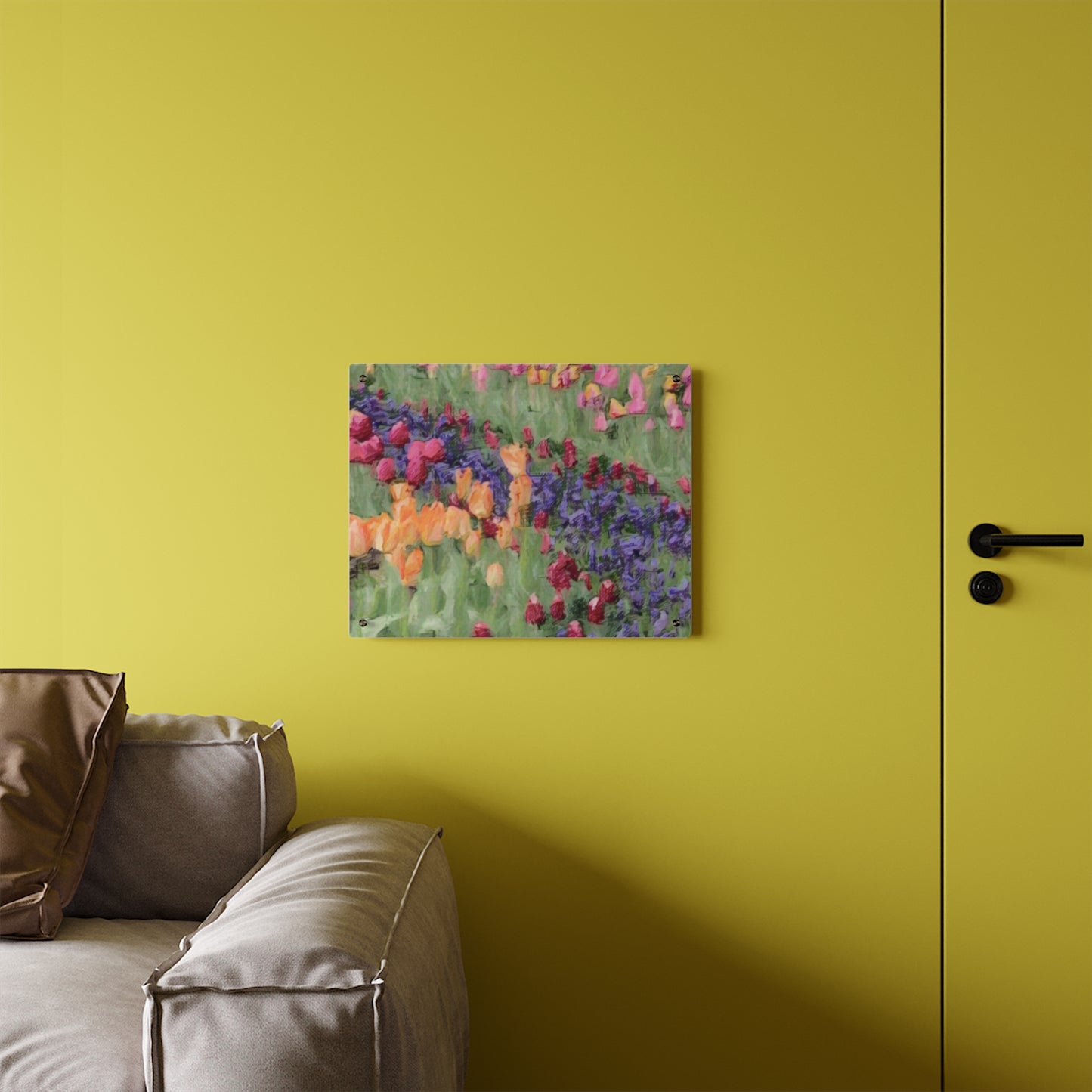 Acrylic Wall Art Panels ... Skagit Valley Tulips ... Skagit Valley, Washington ... Family Archives ... Original Works ... Circa 1980's ...