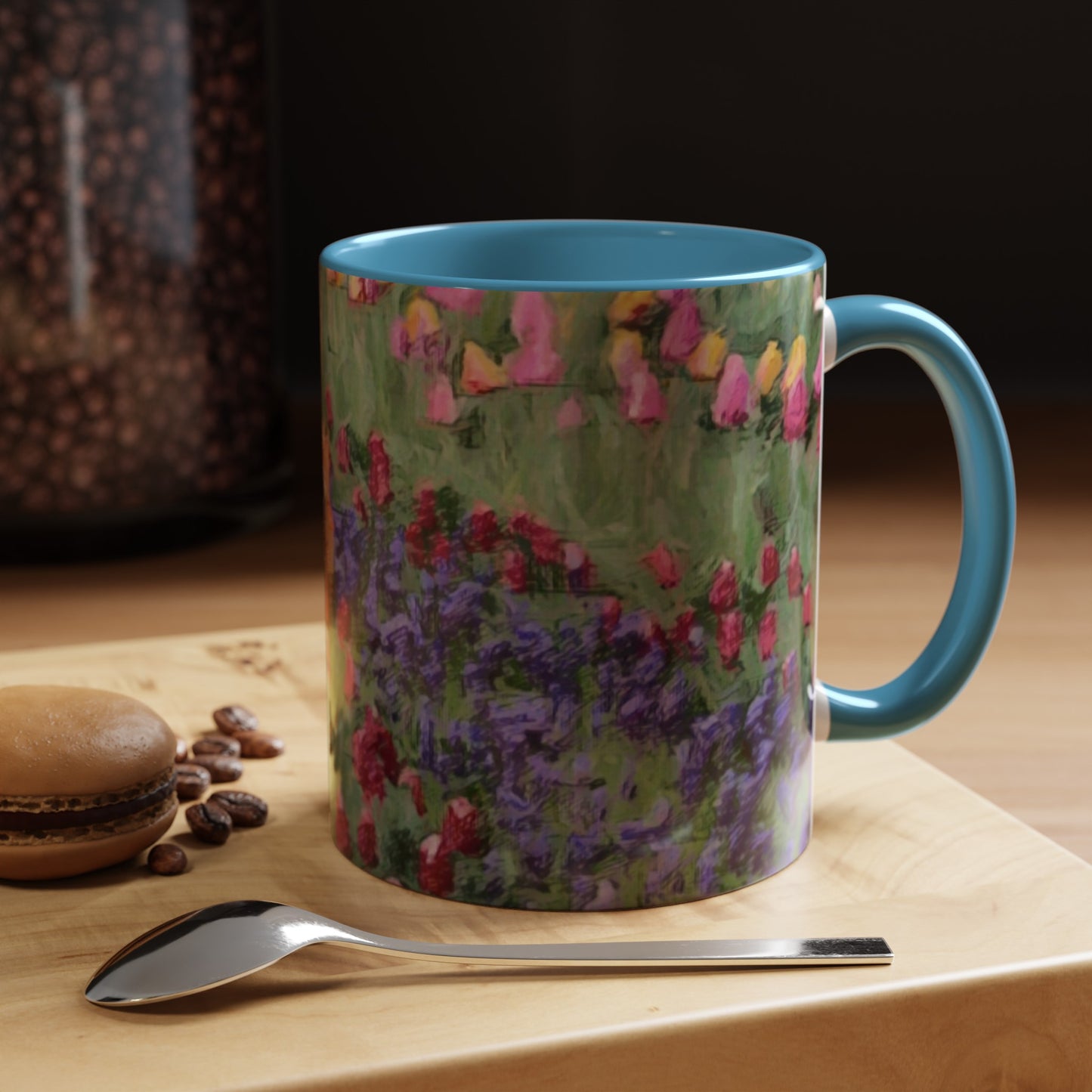 Accent Coffee Mug (11, 15oz) ... Skagit Valley Tulips ... Skagit Valley, Washington ... Family Archives ... Original Works ... Circa 1980's ...