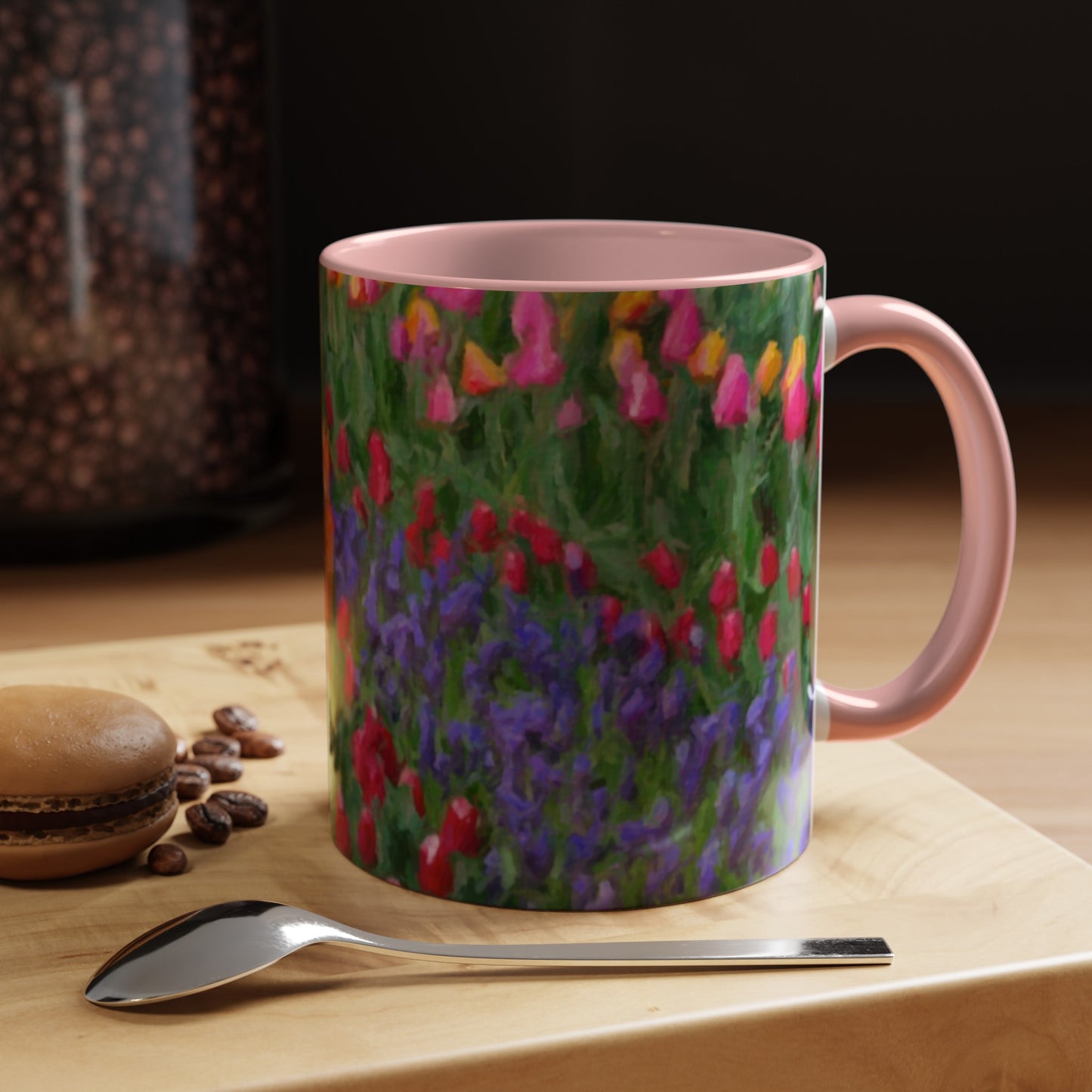 Accent Coffee Mug (11, 15oz) ... Skagit Valley Tulips ... Skagit Valley, Washington ... Family Archives ... Original Works ... Circa 1980's ...