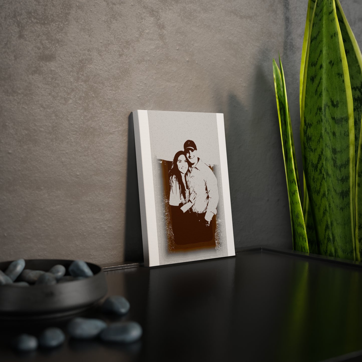 Canvas Photo Tile ... "The Best Of Friends" ... Original Works ... December 2023 ... Central Idaho, USA.