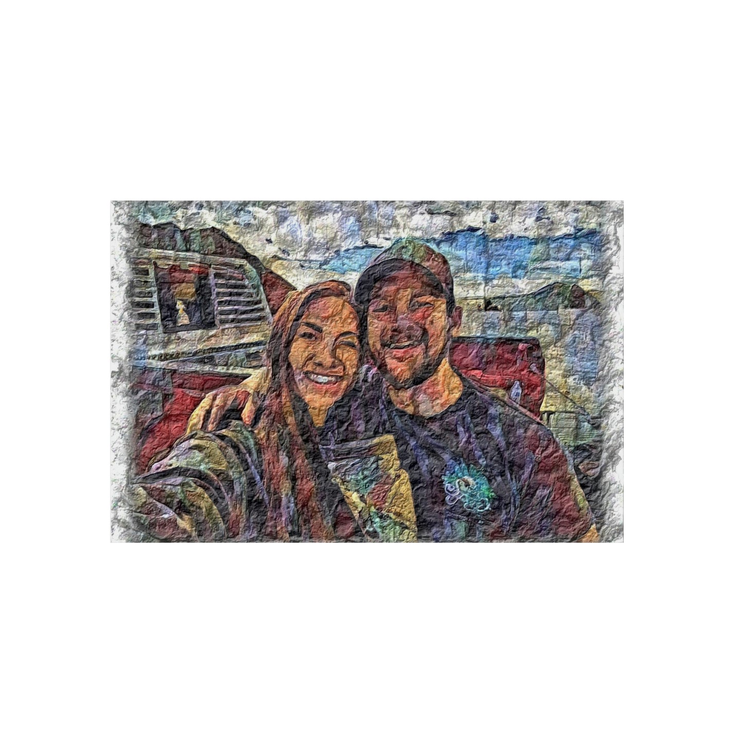 Aluminum Composite Panels ... "The Best Of Friends" ... Original Works ... December 2023 ... Central Idaho, USA.