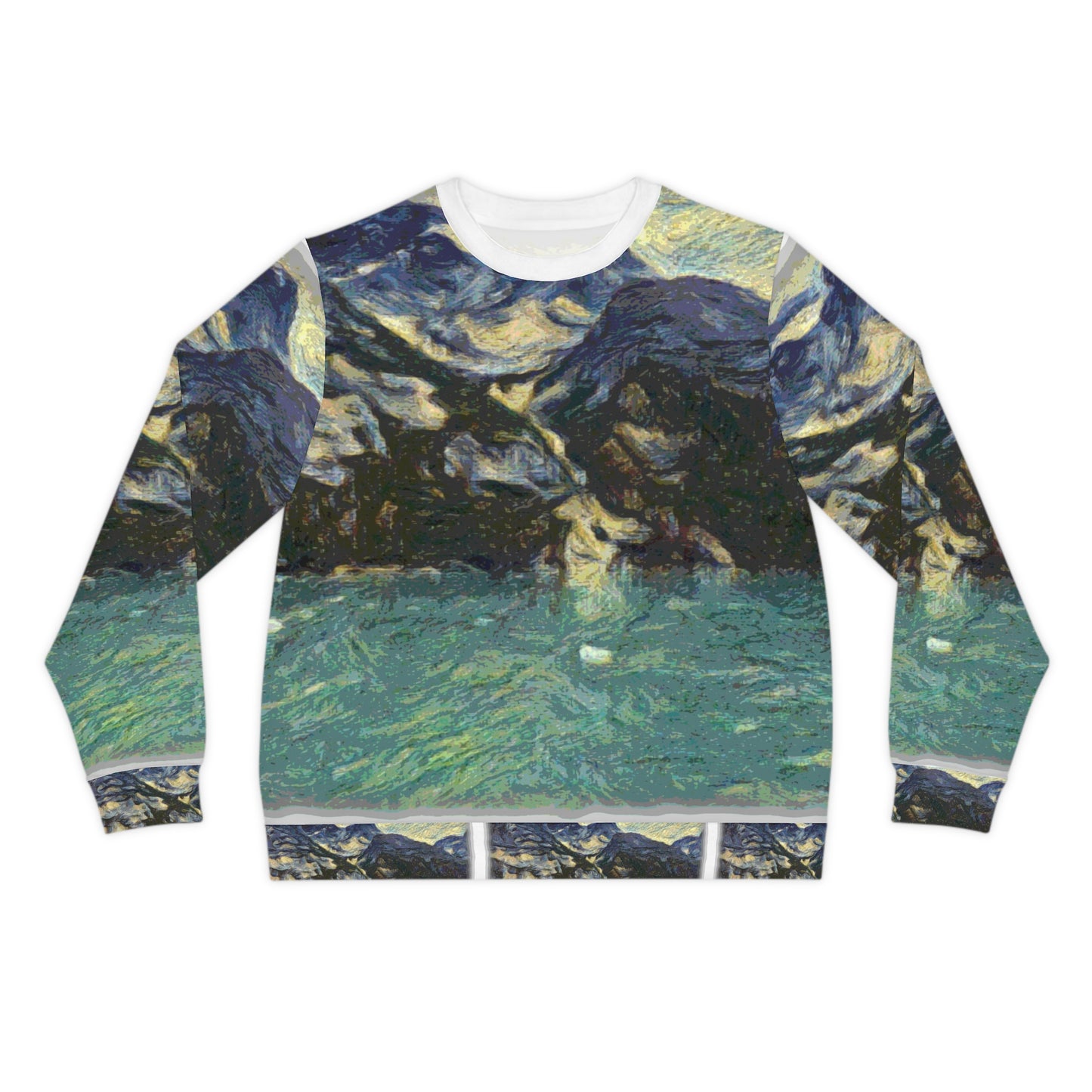 Lightweight Sweatshirt (AOP) ... Tracy Arm Fjord ... South Of Skagway, Alaska ... Summer: June 2024 ... Original Works ...