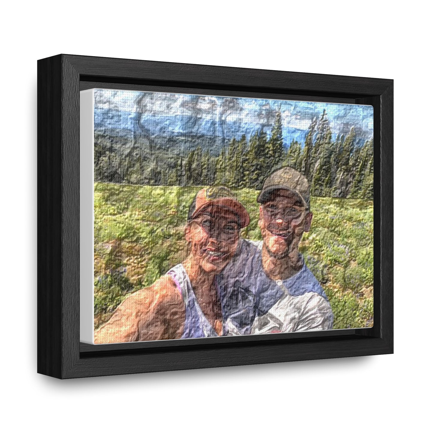 Gallery Canvas Wraps, Horizontal Frame ... "The Best Of Friends" ... Original Works ... December 2023 ... Central Idaho, USA.