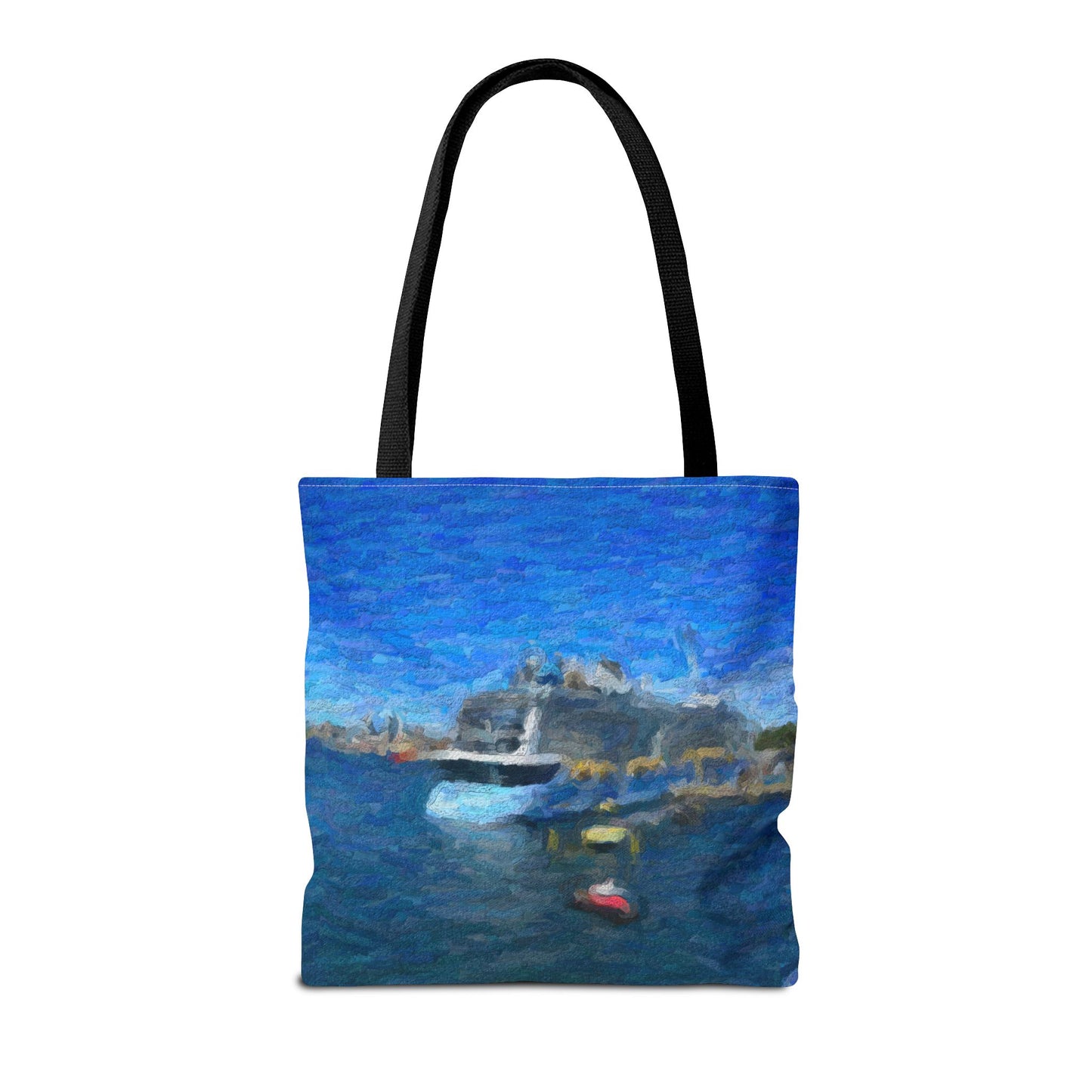 Tote Bag (AOP) ... Into Vancouver Harbor We Arrive: Celebrity Edge-Cruise ... Vancouver, British Columbia ... June 2024 ... Original Works