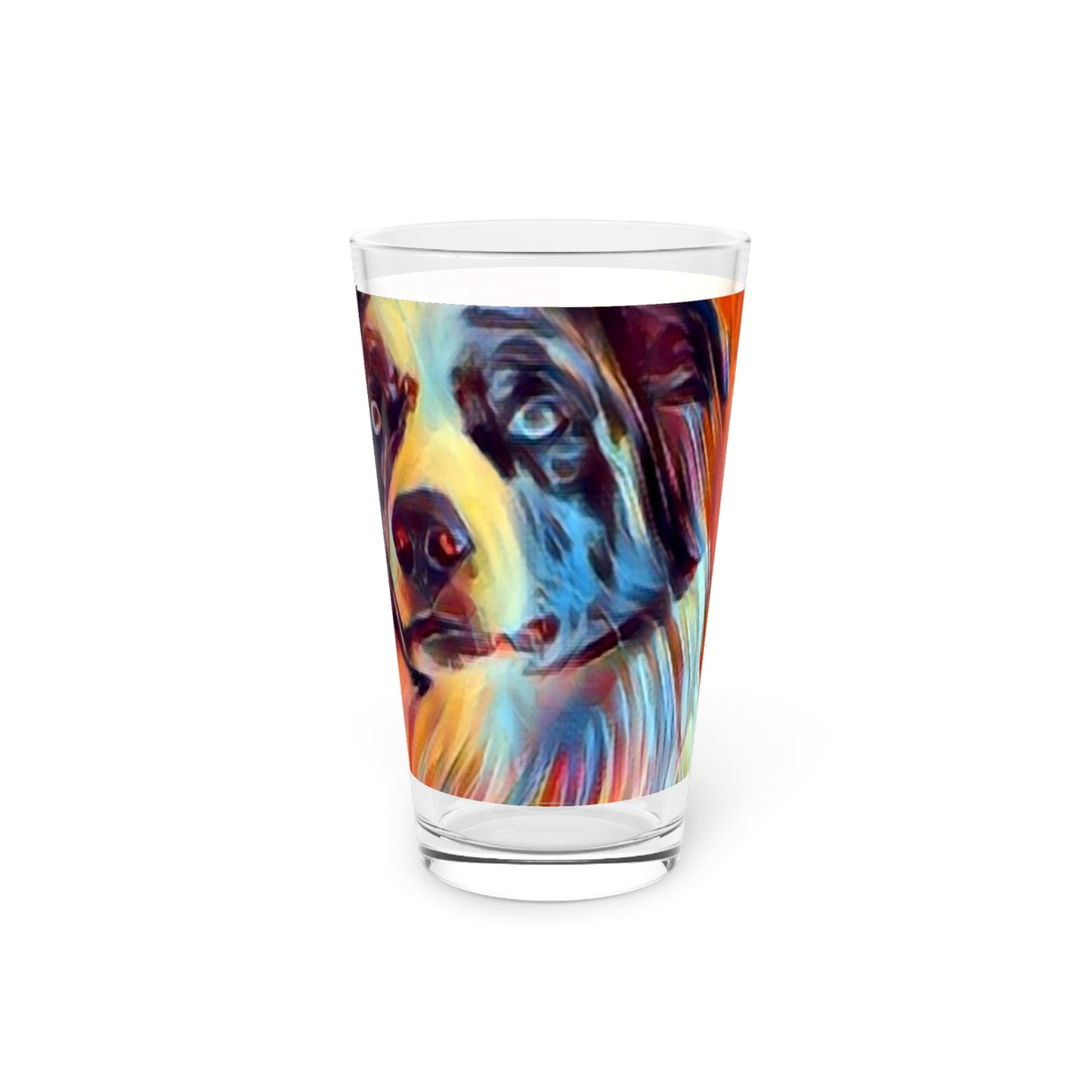Pint Glass, 16oz ... Ozzy-Hippensteel ... "Don't Cry Now ... Dry-Your-Eyes ... On-The-Wind". Original Works. May 2023.