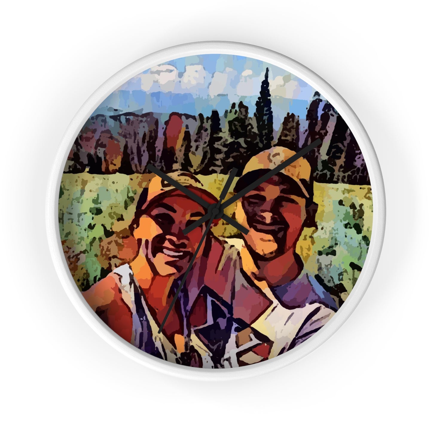 Wall Clock ... "The Best Of Friends" ... Original Works ... December 2023 ... Central Idaho, USA.