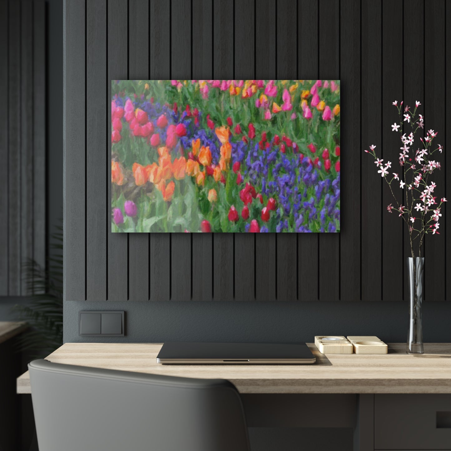 Acrylic Prints ... Skagit Valley Tulips ... Skagit Valley, Washington ... Family Archives ... Original Works ... Circa 1980's ...
