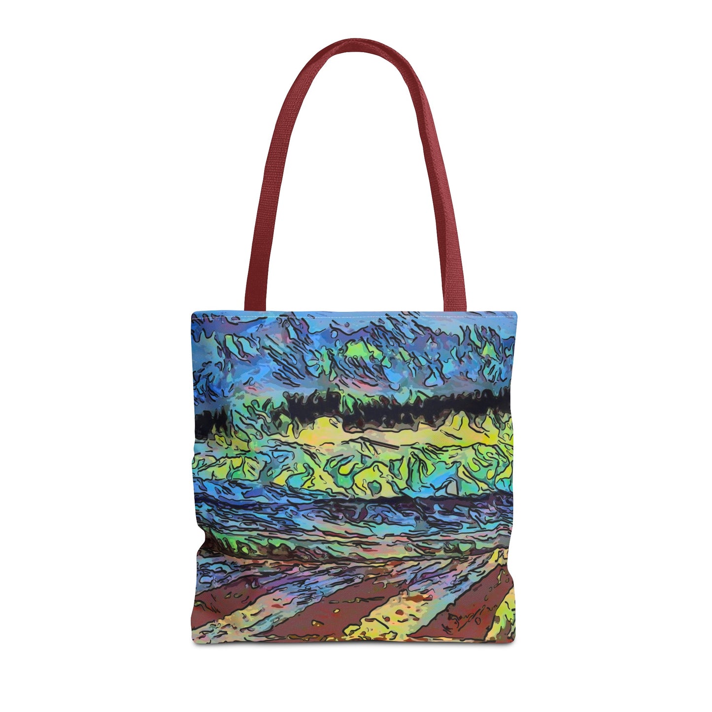 Tote Bag (AOP) ... On-The-Prairie .. "The Storm Is Brewing" ... Central Idaho: November 2023 ... Original Works ...