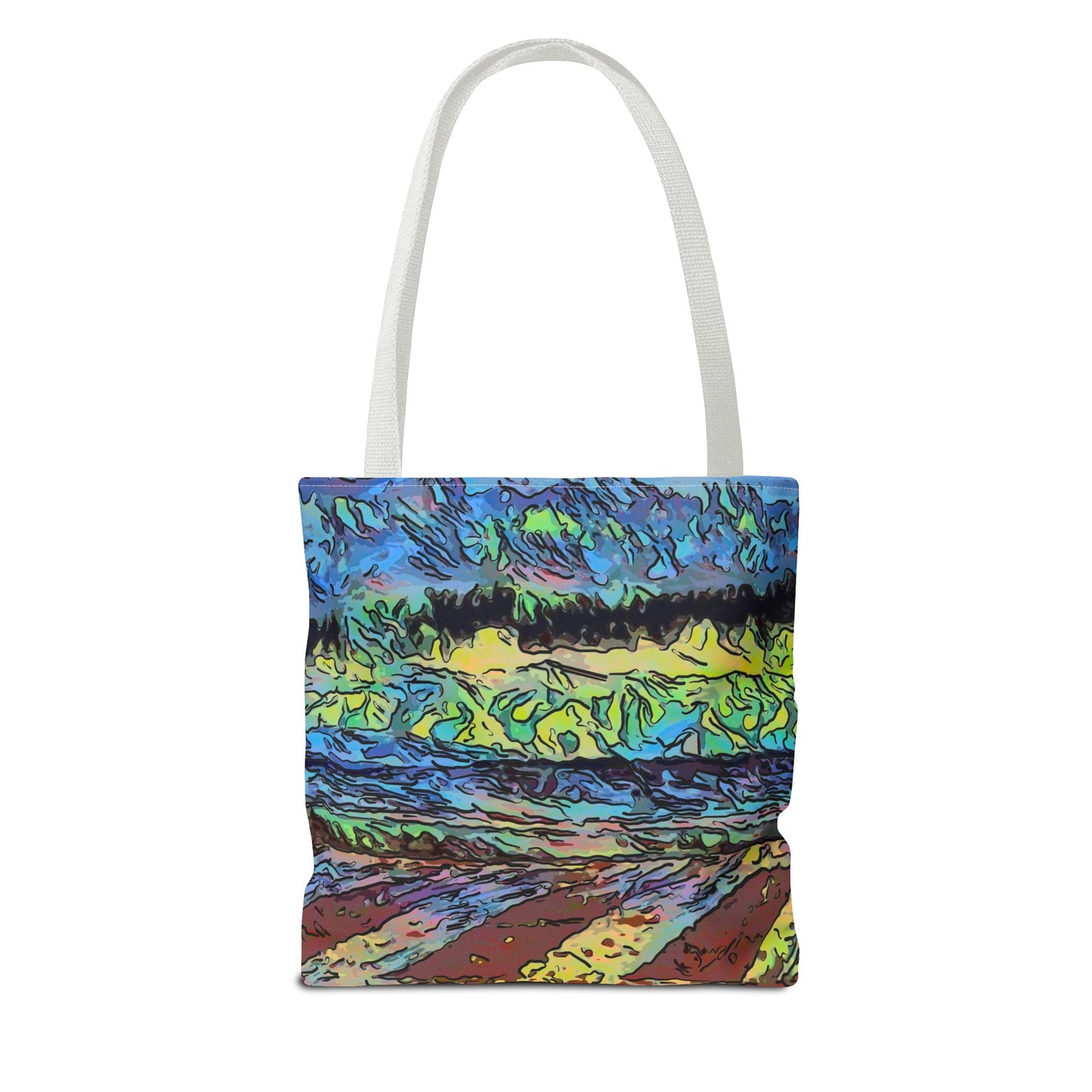 Tote Bag (AOP) ... On-The-Prairie .. "The Storm Is Brewing" ... Central Idaho: November 2023 ... Original Works ...