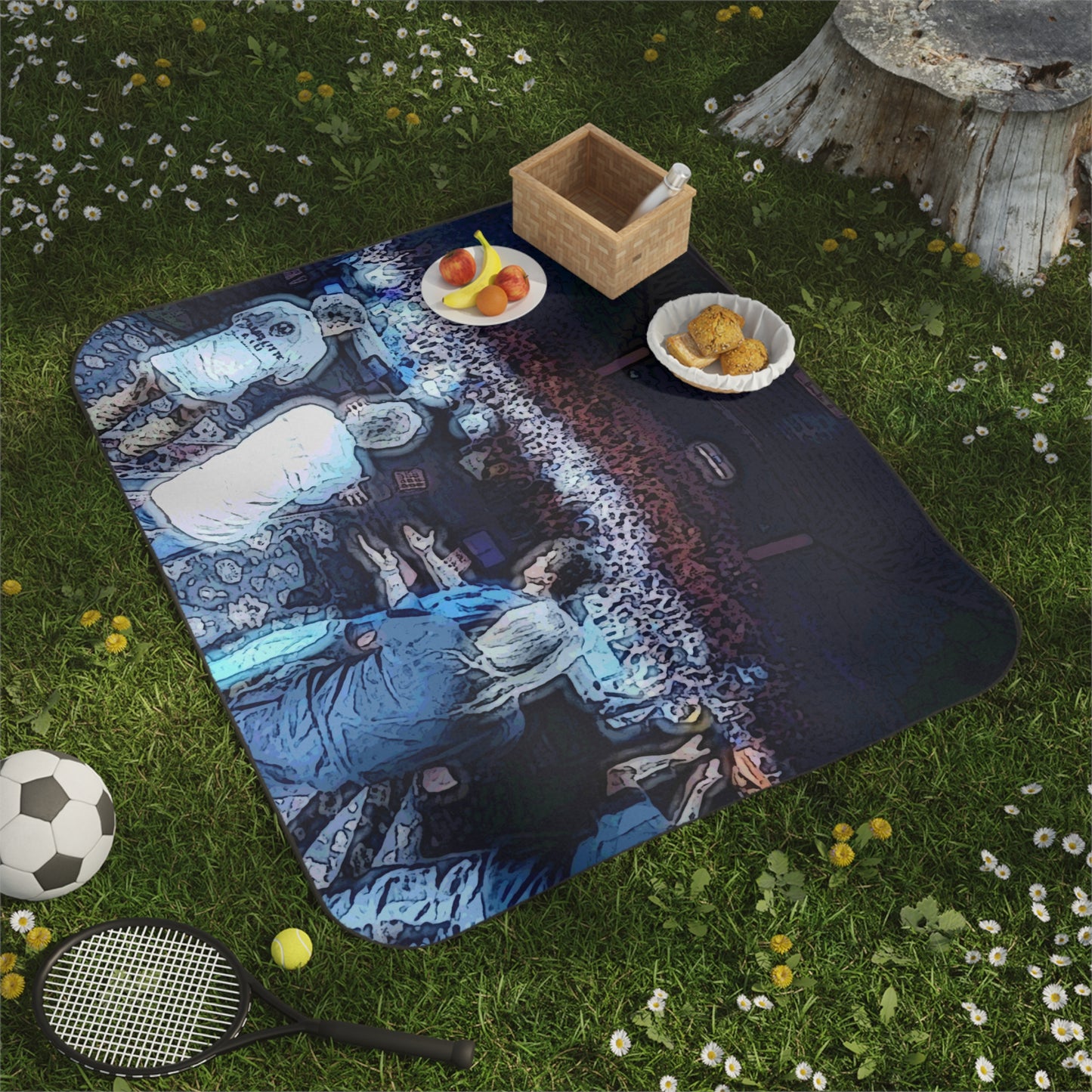 Picnic Blanket ... "Every Silver Lining's'Got-A-Touch-Of-Grey' ... " Dead & Company: Summer_Tour_2023 ... 'One-Final-Dose' ... Original Works ...