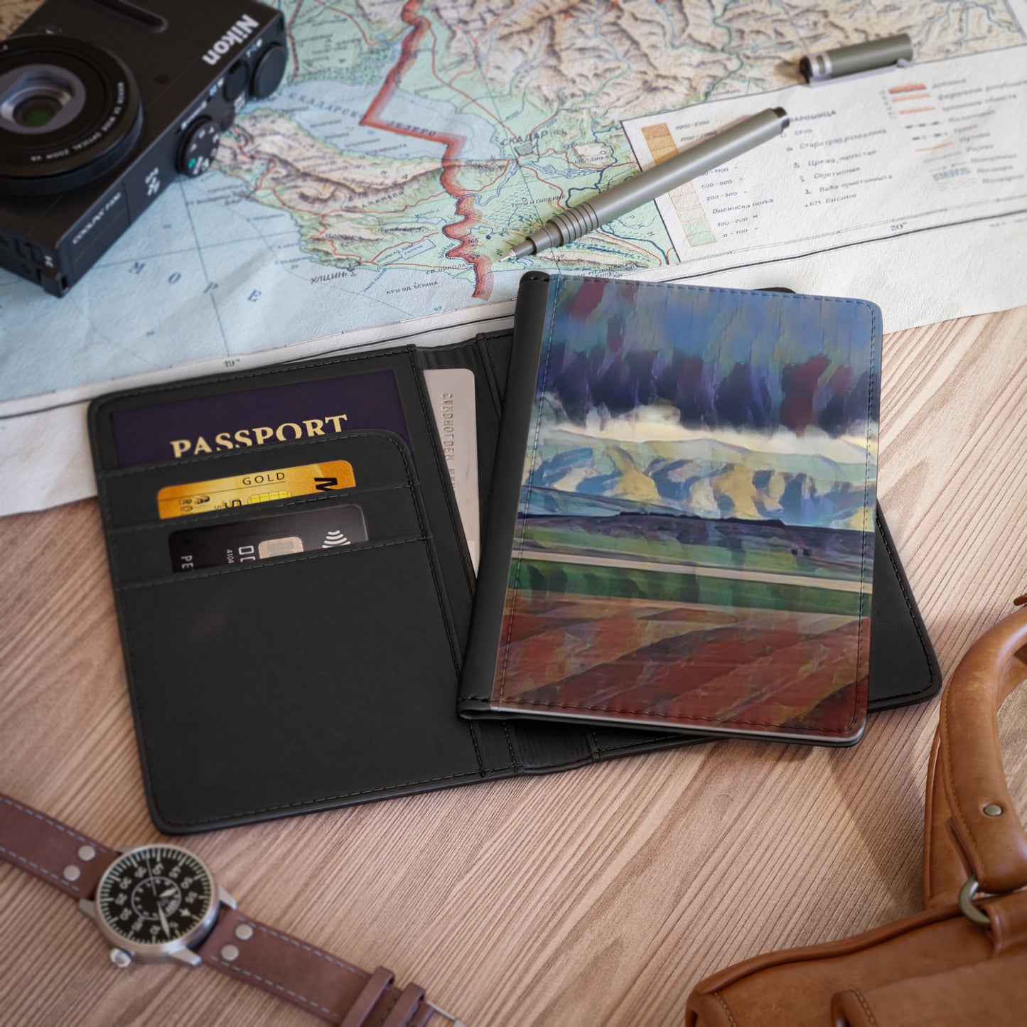 Passport Cover ... On-The-Prairie .. "The Storm Is Brewing" ... Central Idaho: November 2023 ... Original Works  ...