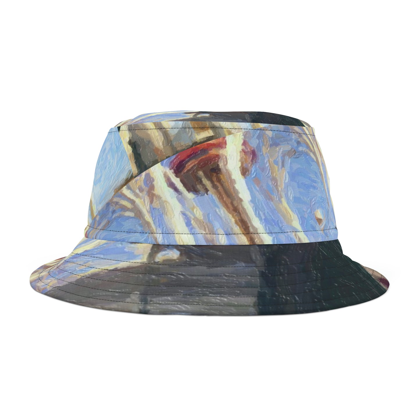 Bucket Hat (AOP) ... Century 21 ... Seattle World's Fair: 1962 ... "Space Needle & Pacific Science Center Arches ..." ... Family Archival Photo ... Original Works ...