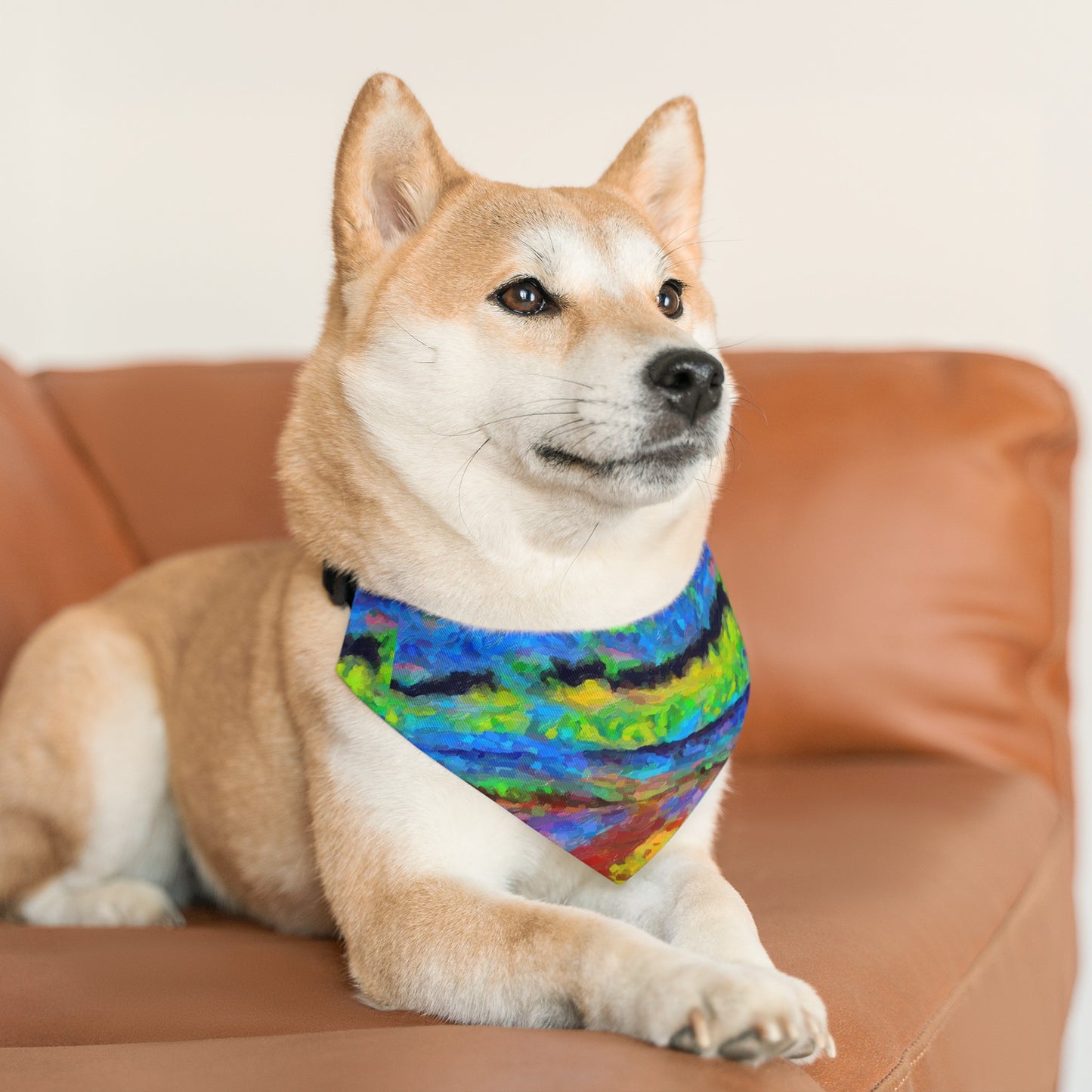 Pet Bandana Collar ... On-The-Prairie .. "The Storm Is Brewing" ... Central Idaho: November 2023 ... Original Works  ...