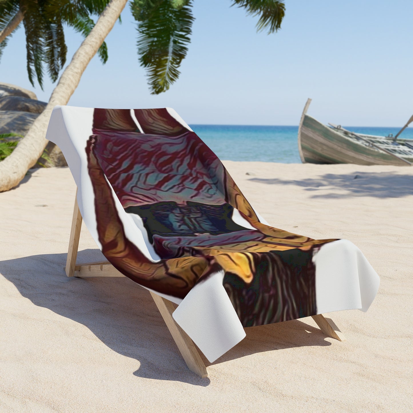 Beach Towel ... I'll Walk 'A-Hundred-Miles' In Stilettos ... Original Works ... June 2023. Central Idaho, USA ...