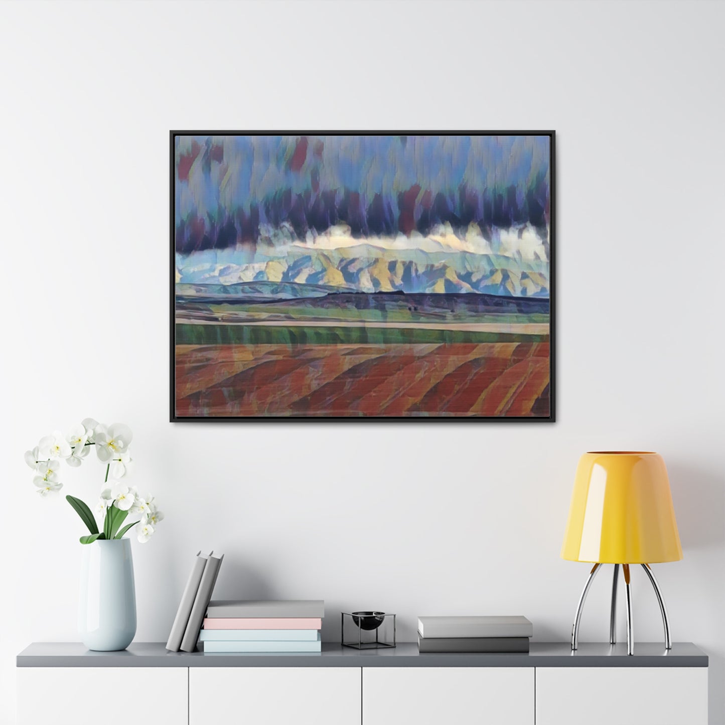 Gallery Canvas Wraps, Horizontal Frame ... On-The-Prairie .. "The Storm Is Brewing" ... Central Idaho: November 2023 ... Original Works ...