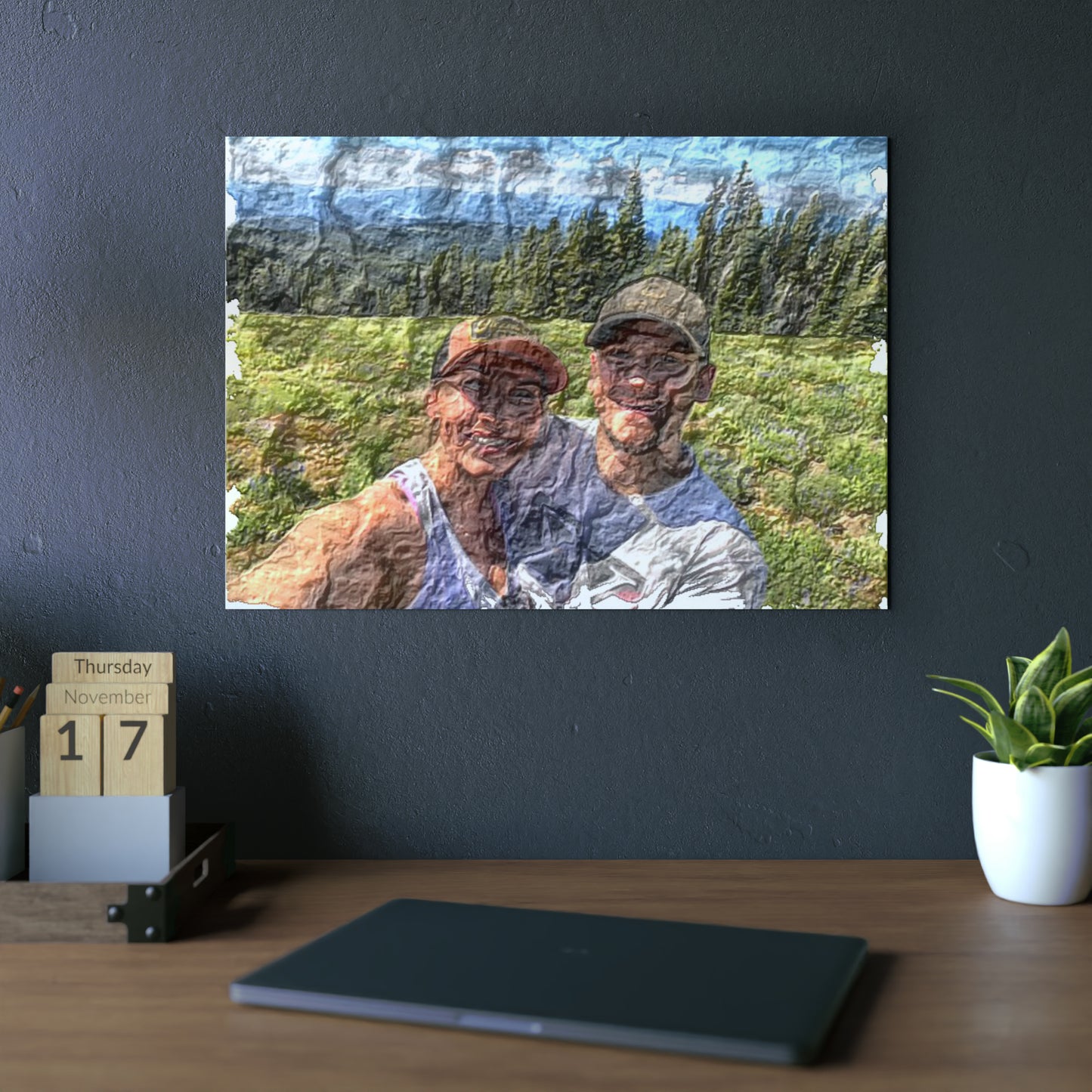 Aluminum Composite Panels ... "The Best Of Friends" ... Original Works ... December 2023 ... Central Idaho, USA.