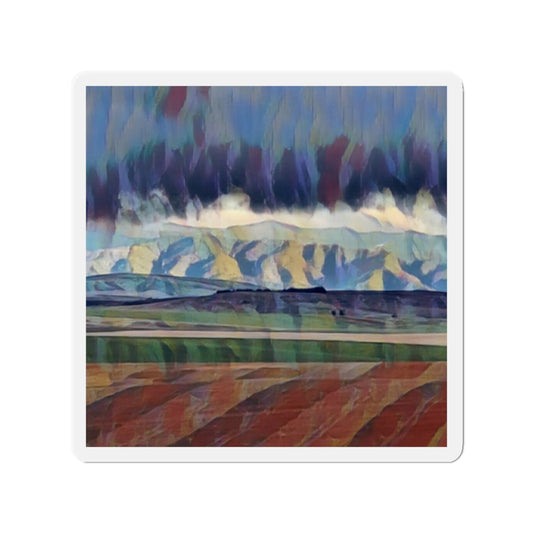 Die-Cut Magnets ... On-The-Prairie .. "The Storm Is Brewing" ... Central Idaho: November 2023 ... Original Works  ...