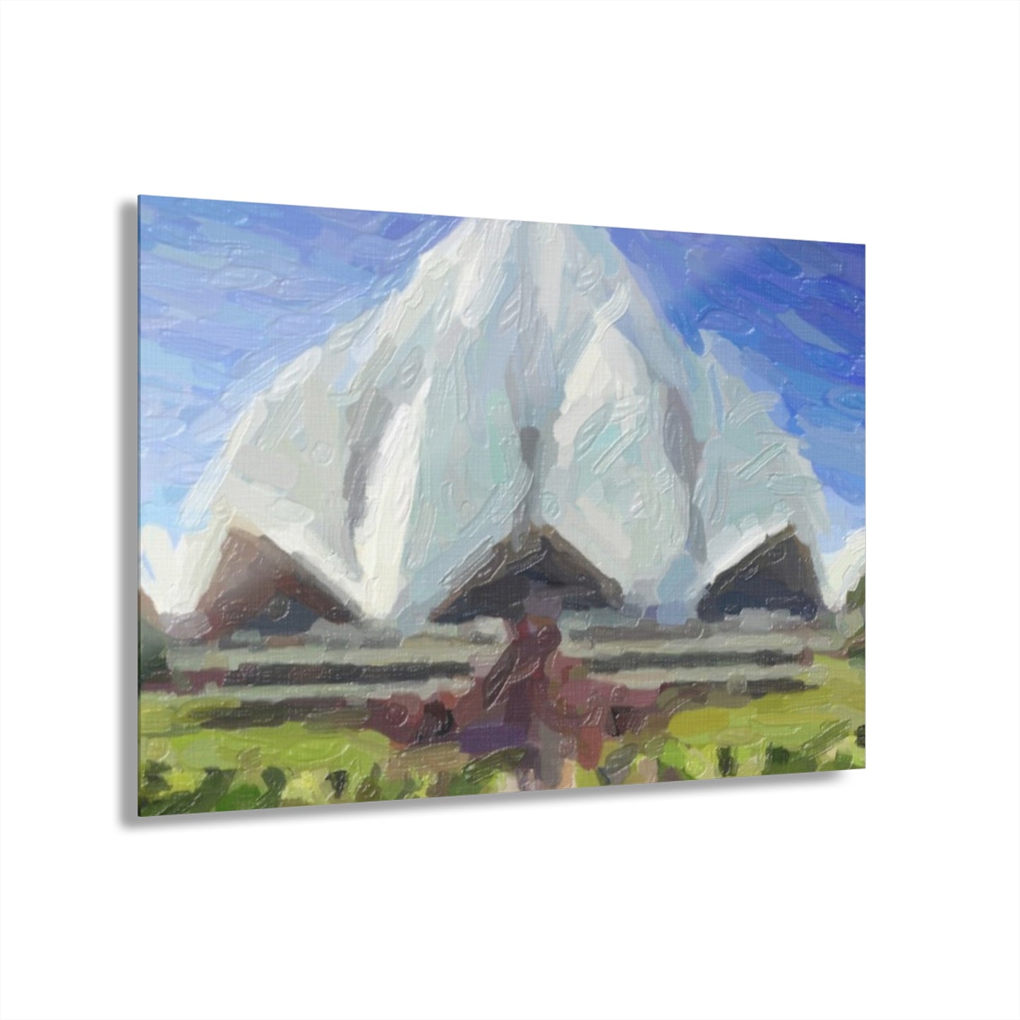Acrylic Prints (French Cleat Hanging) ... Bahai'i-House-Of-Worship ... "New Delhi's World-Famous Lotus Temple" ... Original Works ... Delhi, India: Circa 2003-2007 ...