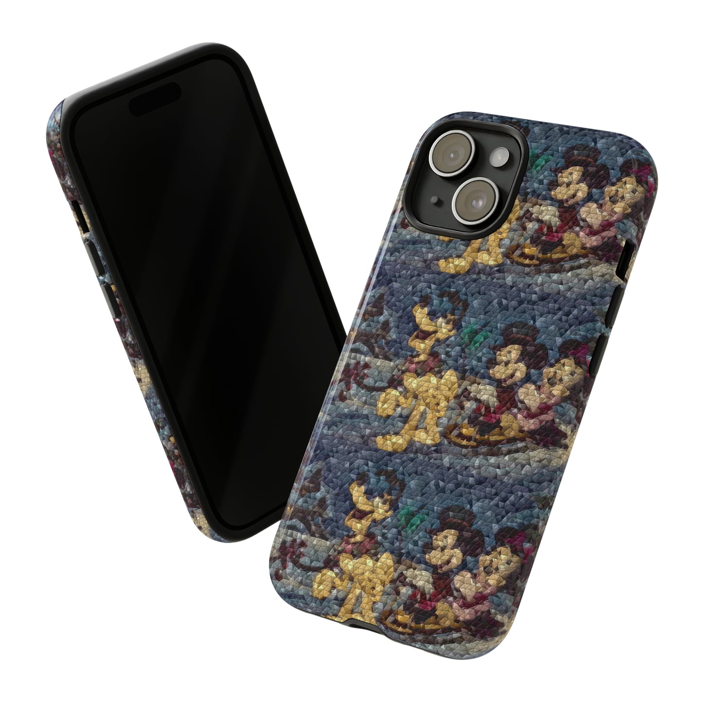 Tough Cases ... Mickey_N_Minnie Mouse & Pluto ... "A Winter Sleigh Ride" ... Original Works. Winter 2023 ...