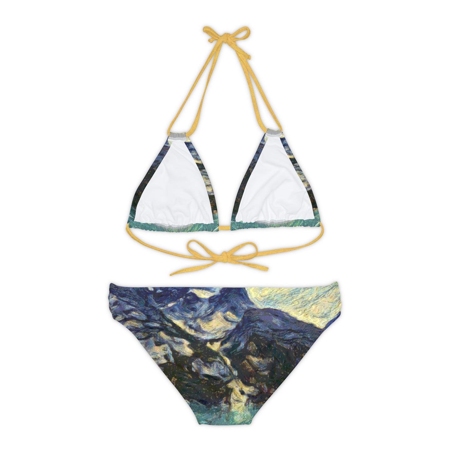 Strappy Bikini Set (AOP) ... Tracy Arm Fjord ... South Of Skagway, Alaska ... Summer: June 2024 ... Original Works ...